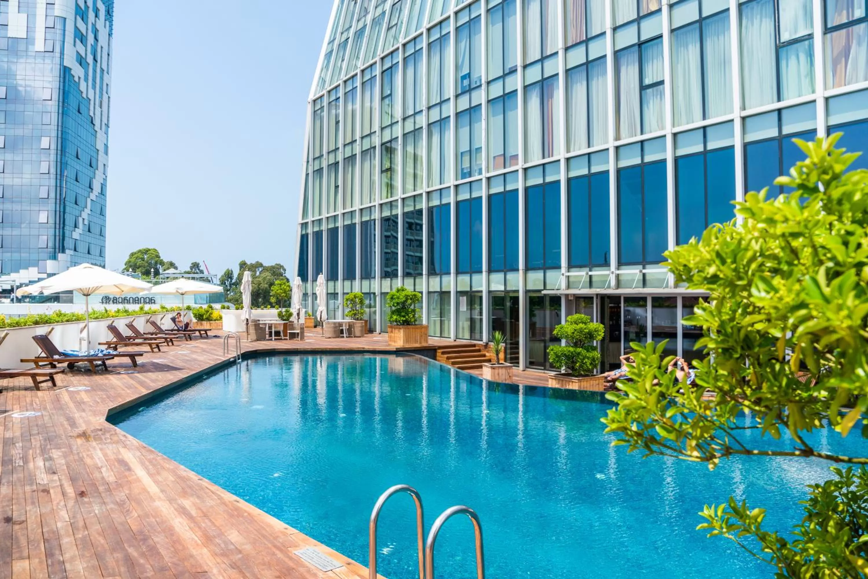 Swimming pool in Radisson Blu Hotel Batumi
