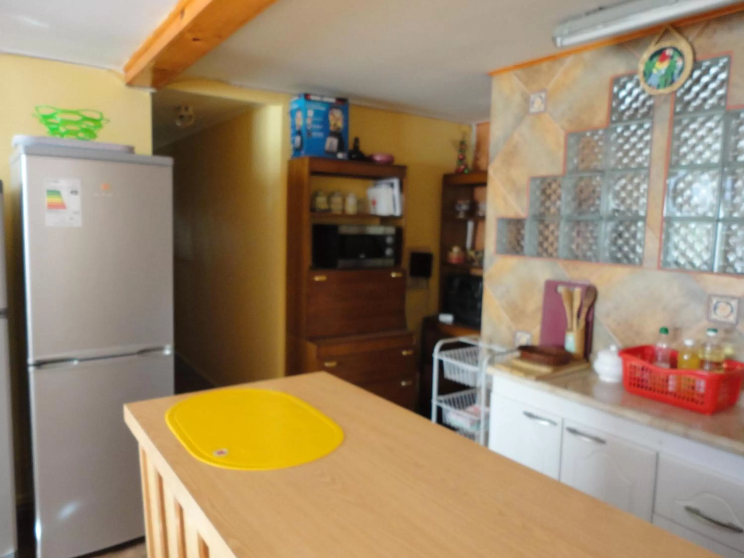 Kitchen or kitchenette in Hostal Miramar
