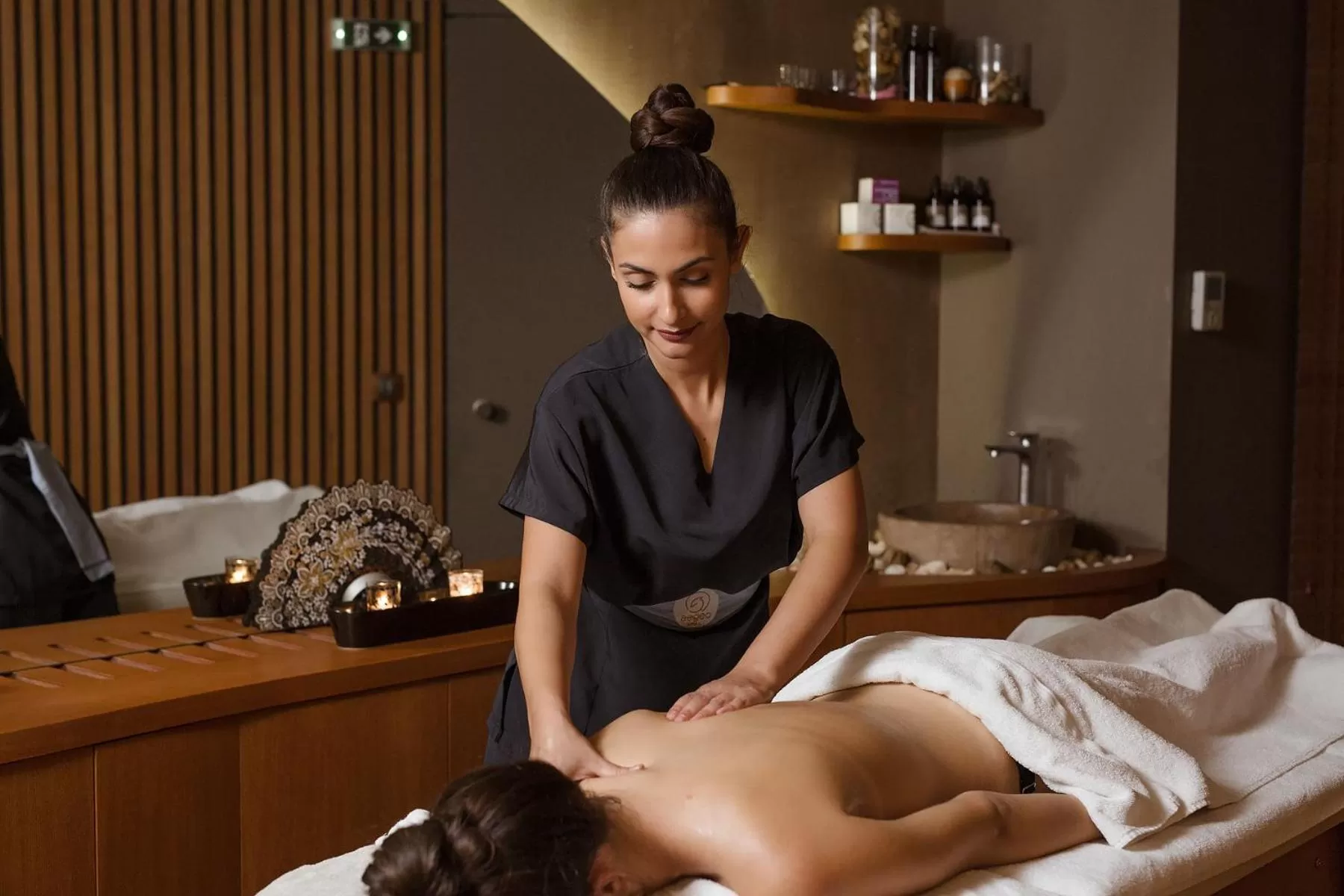 Staff in Mediterranean Palace