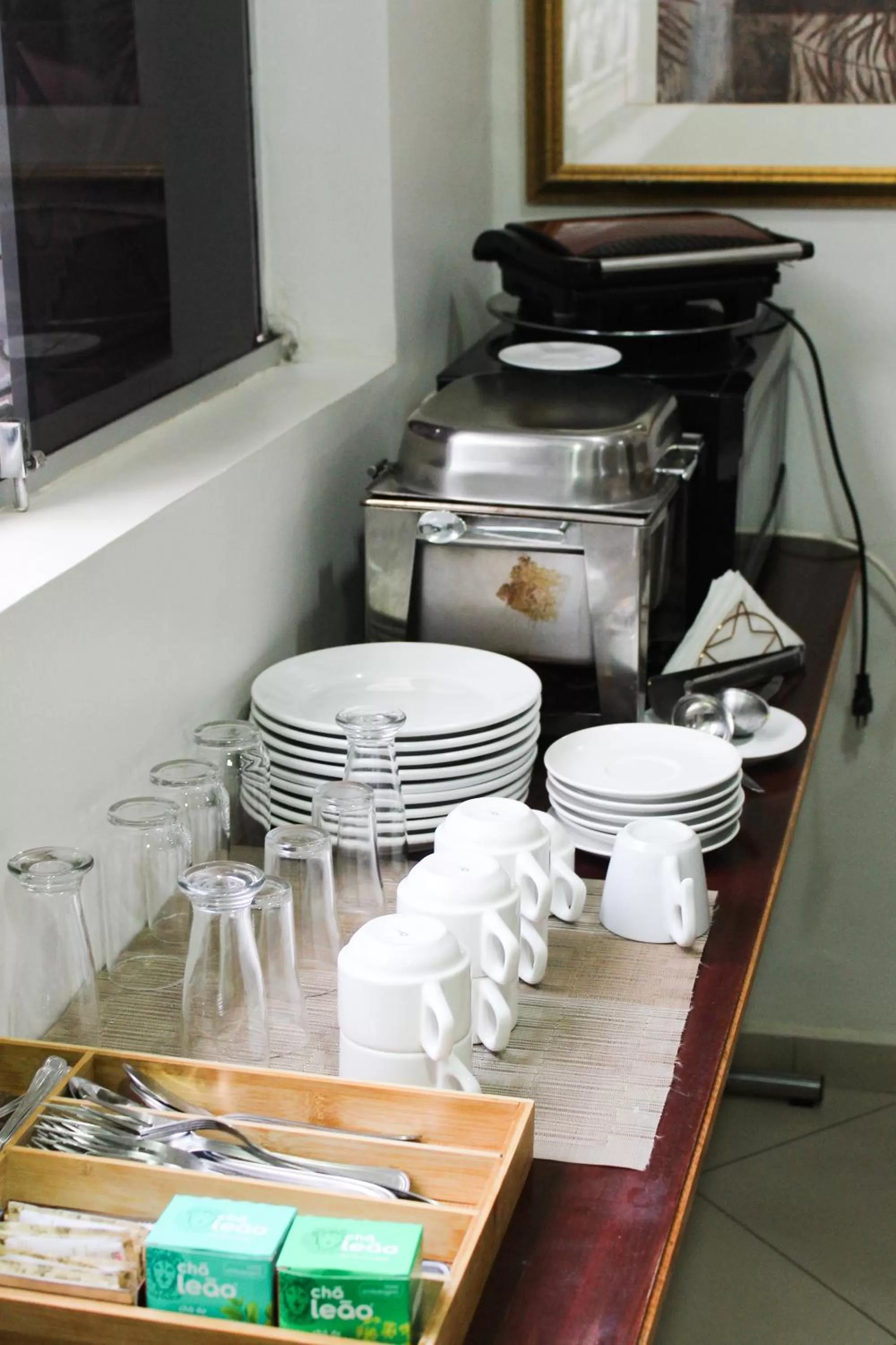 Buffet breakfast in Hotel Flor Paulista