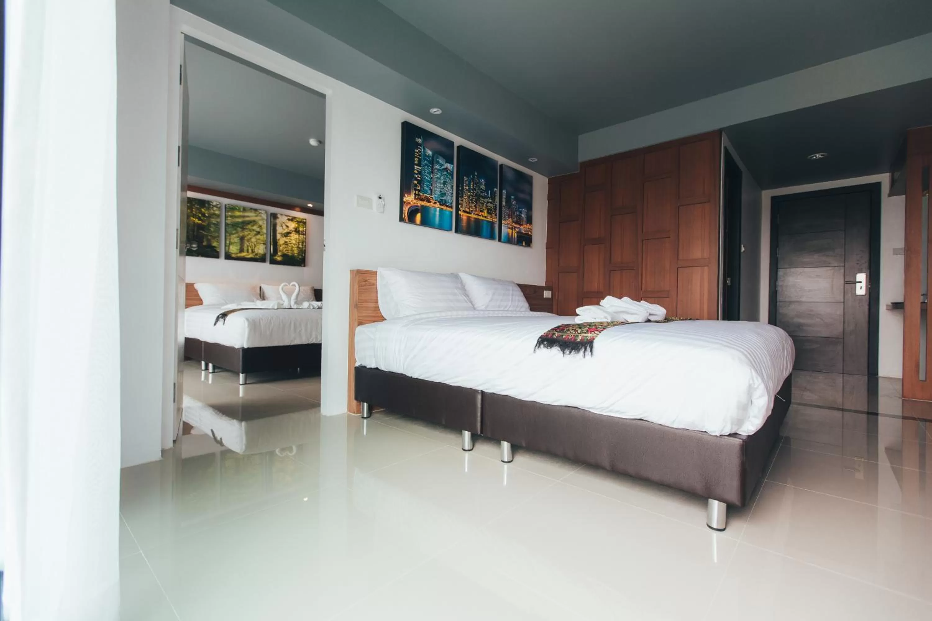 Bed in PP@Hotel Rangsit