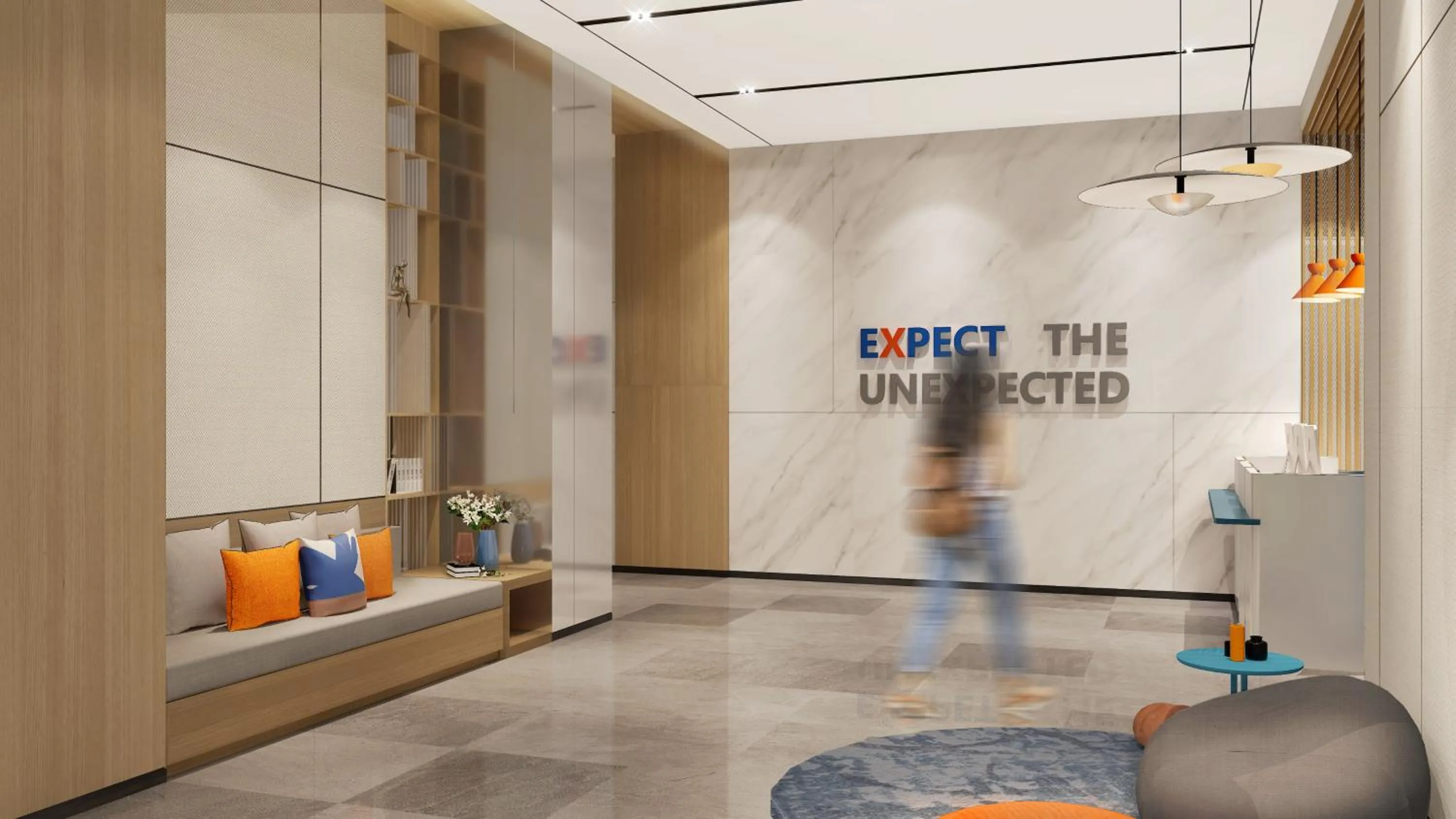 Lobby or reception in Holiday Inn Express Chongqing Caiyun Lake by IHG