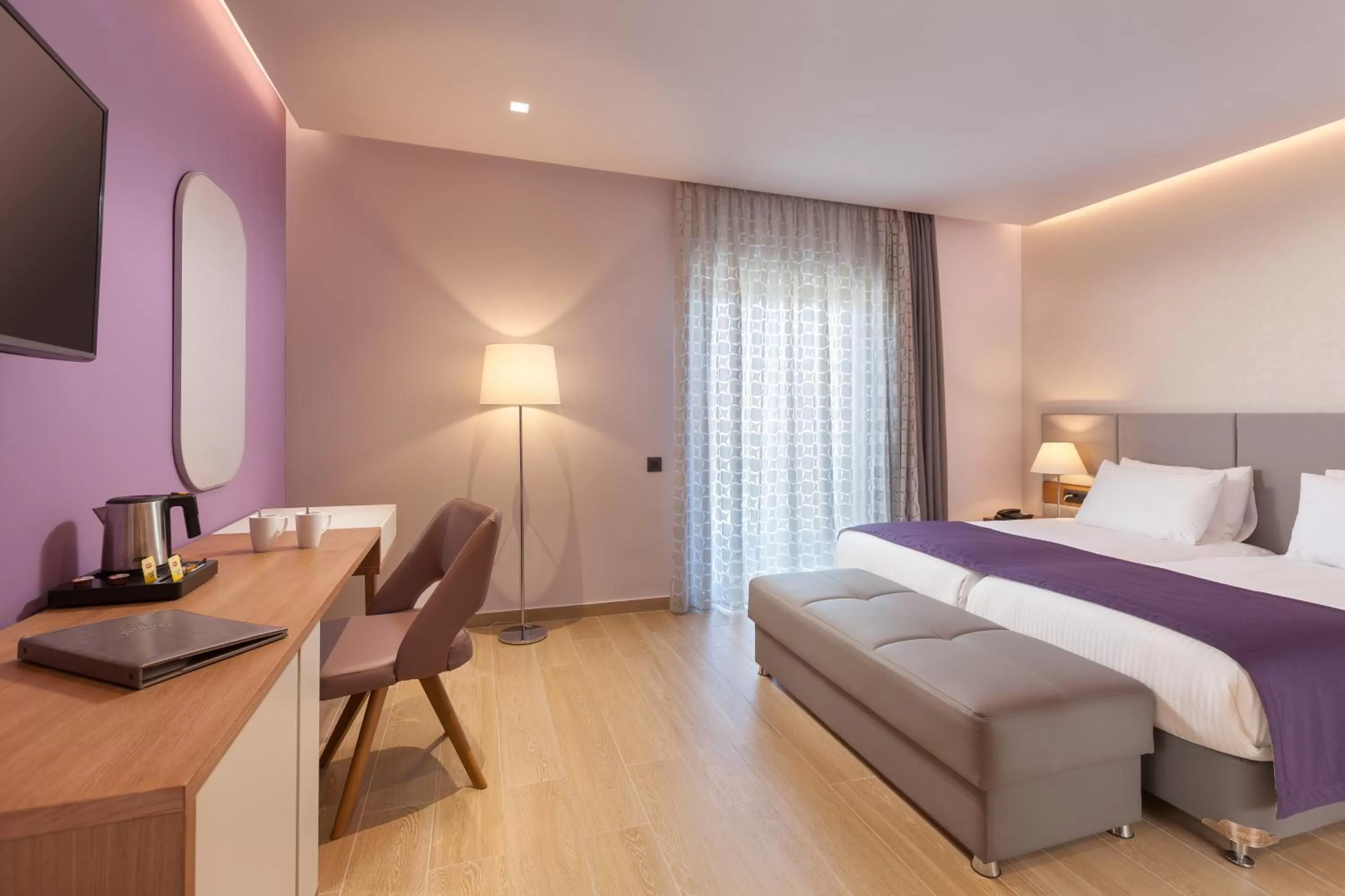 TV and multimedia, Bed in Blue Lagoon City Hotel