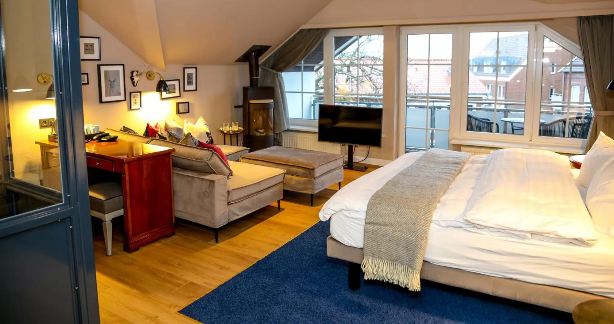 Photo of the whole room, Bed in Nordseehotel Kröger