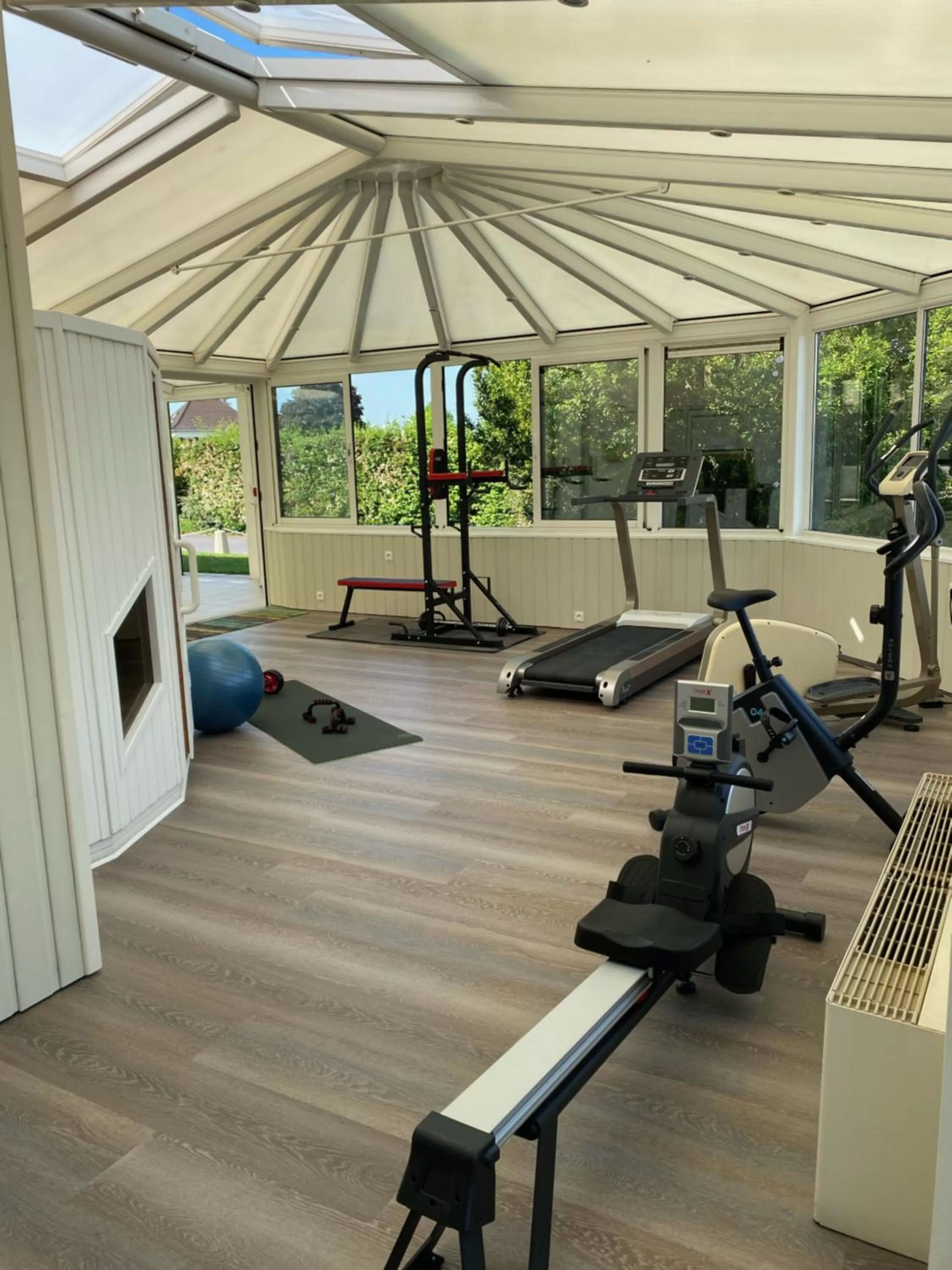 Fitness centre/facilities in Hostellerie Du Mont Aimé