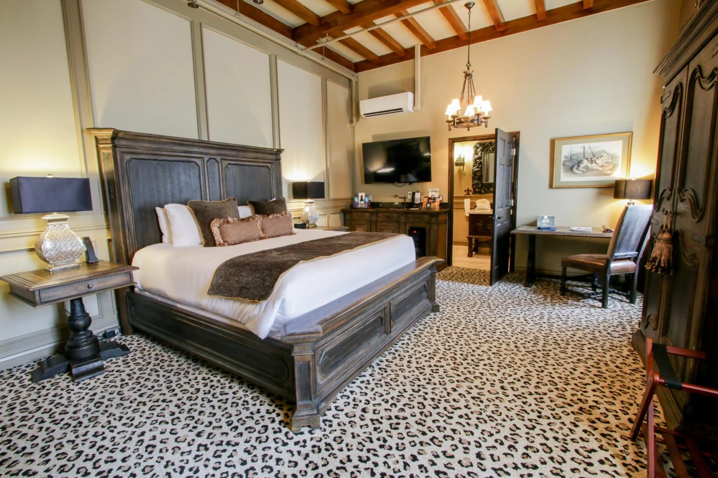 Bed in The Detroit Club