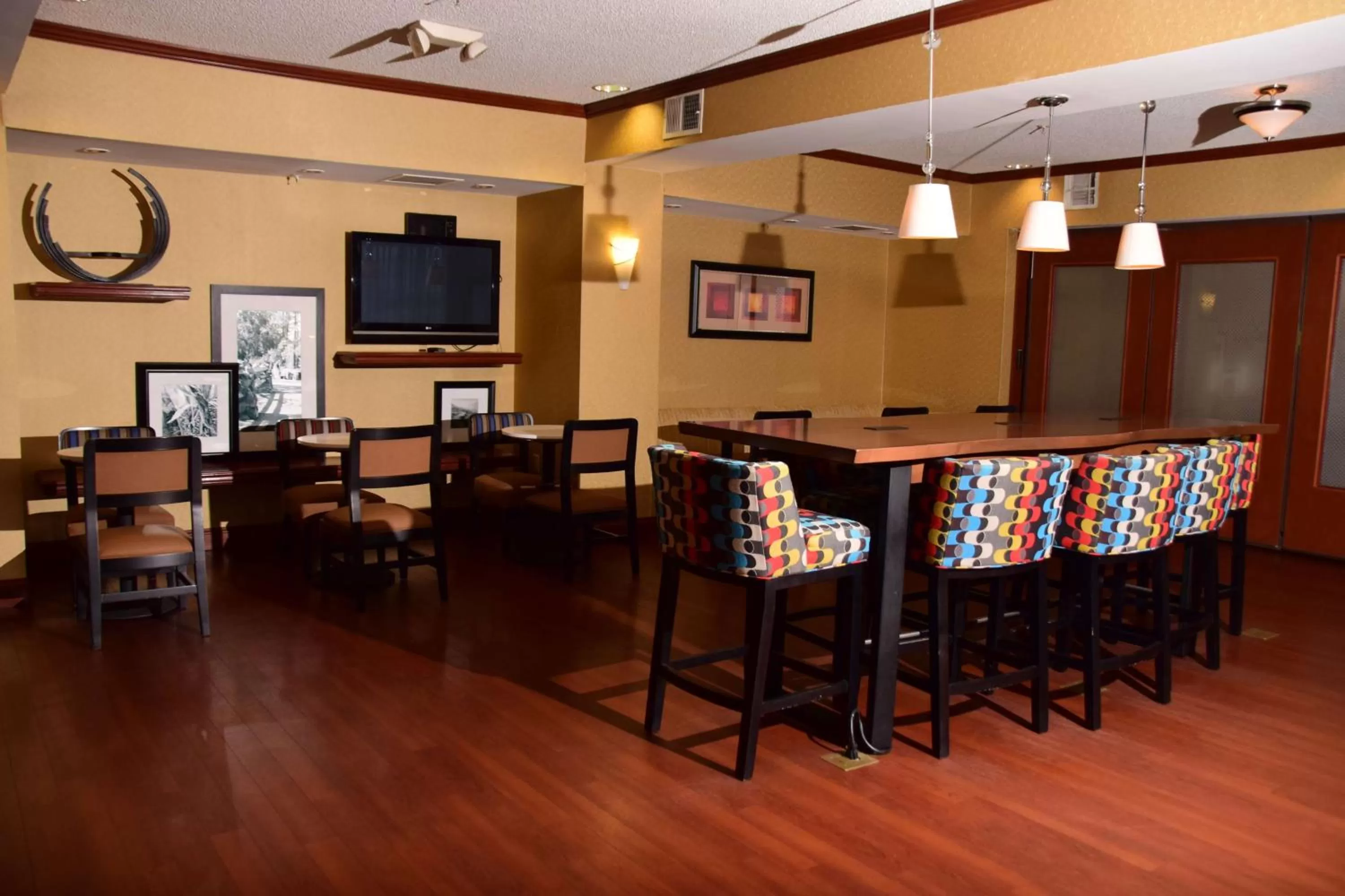 Lobby or reception in Hampton Inn Indiana