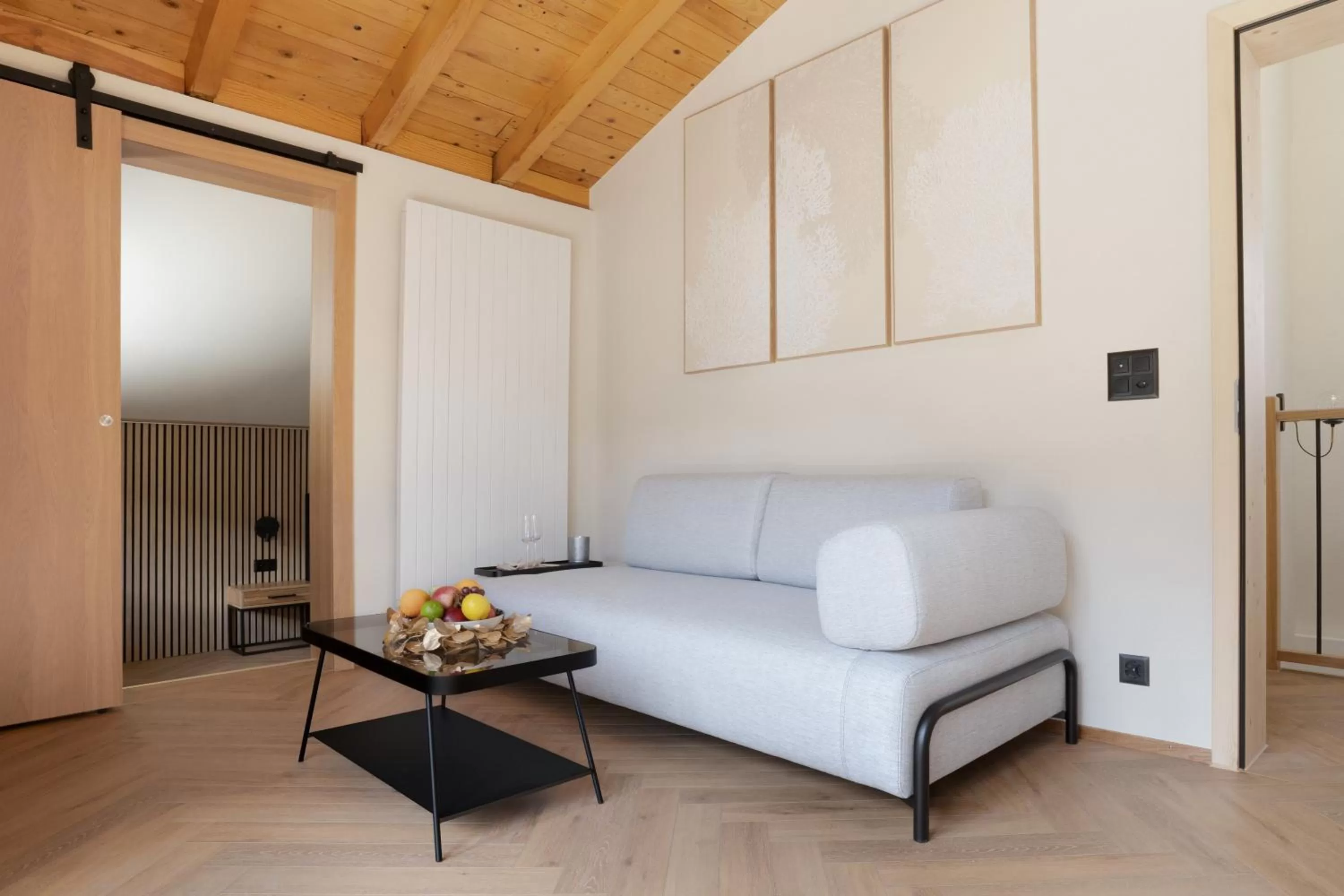 Seating area in Hotel Central