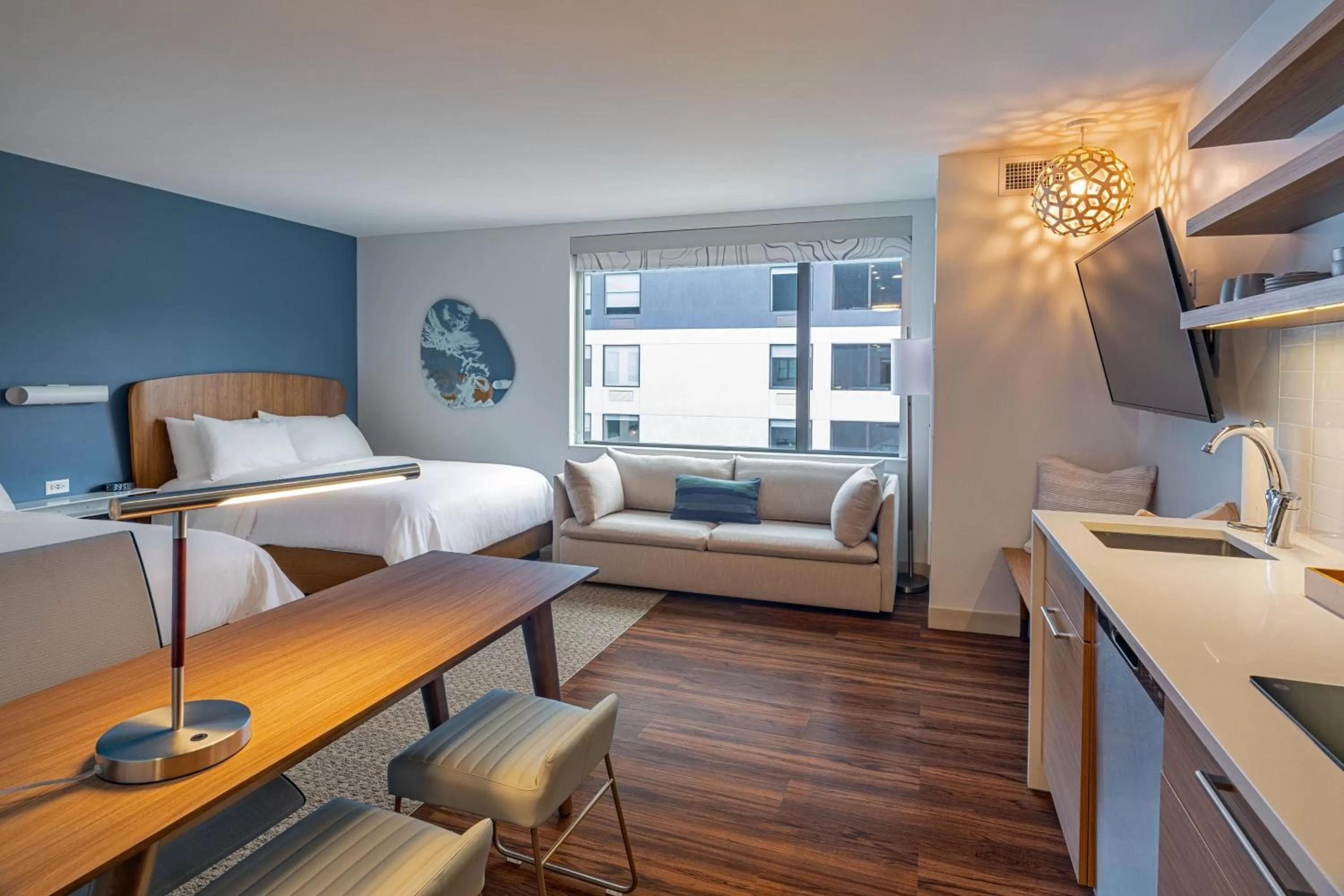 Photo of the whole room, Bed in Element Colorado Springs Downtown