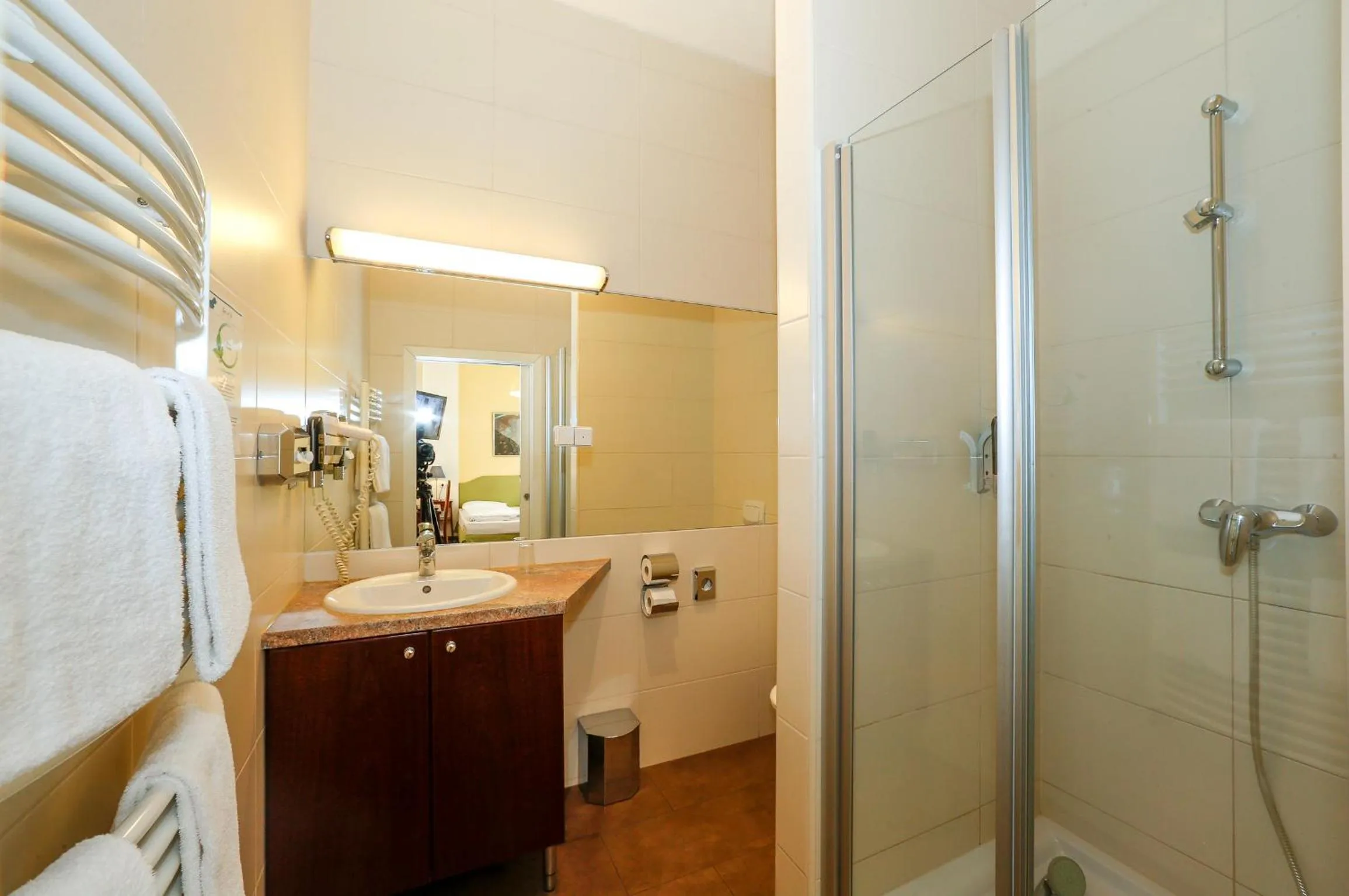 Bathroom in Timeout City Hotel, 5 min to city center, Self Check In