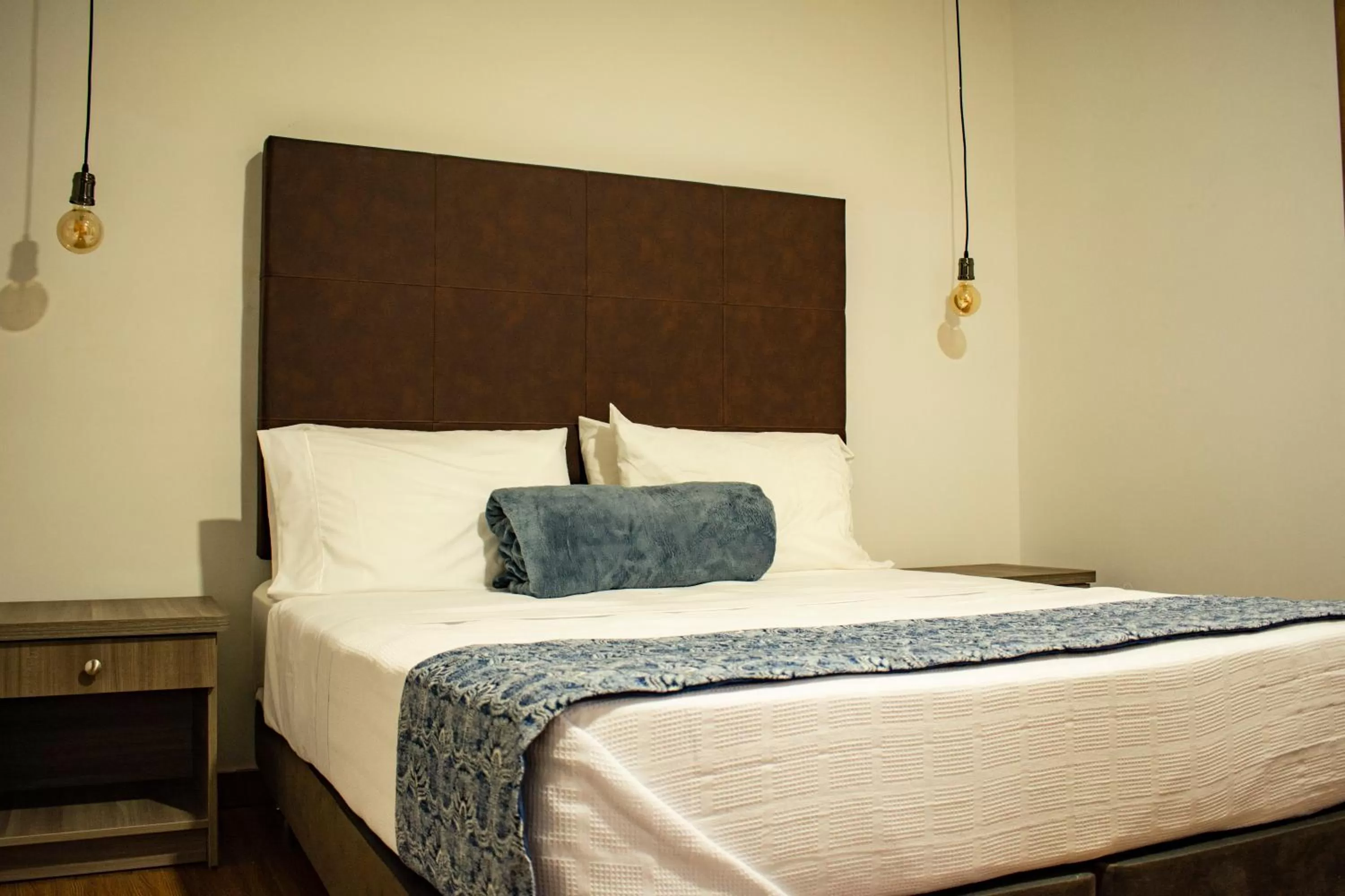 Bed in El Reloj Casa Hotel