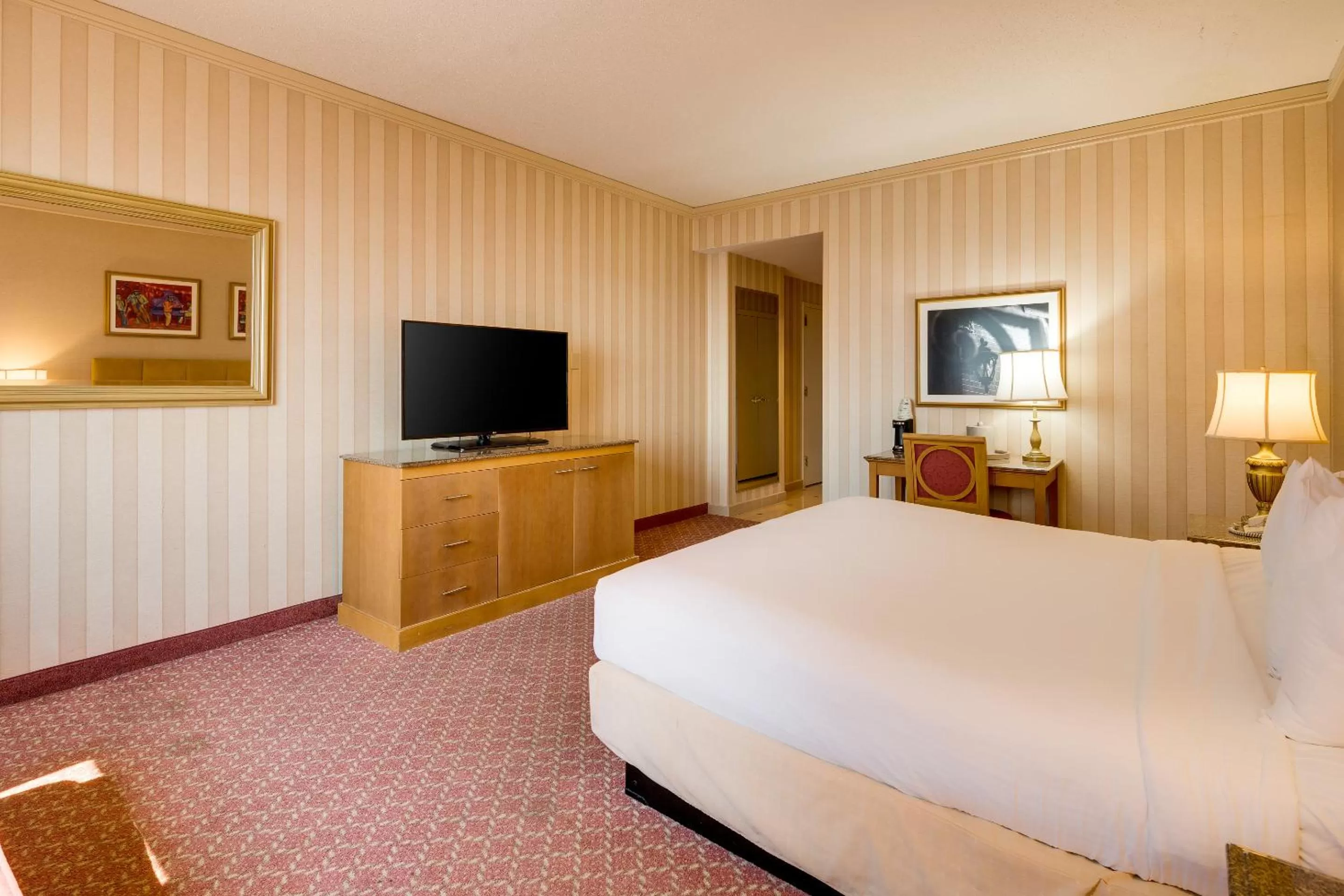 Bed in Showboat Hotel Atlantic City