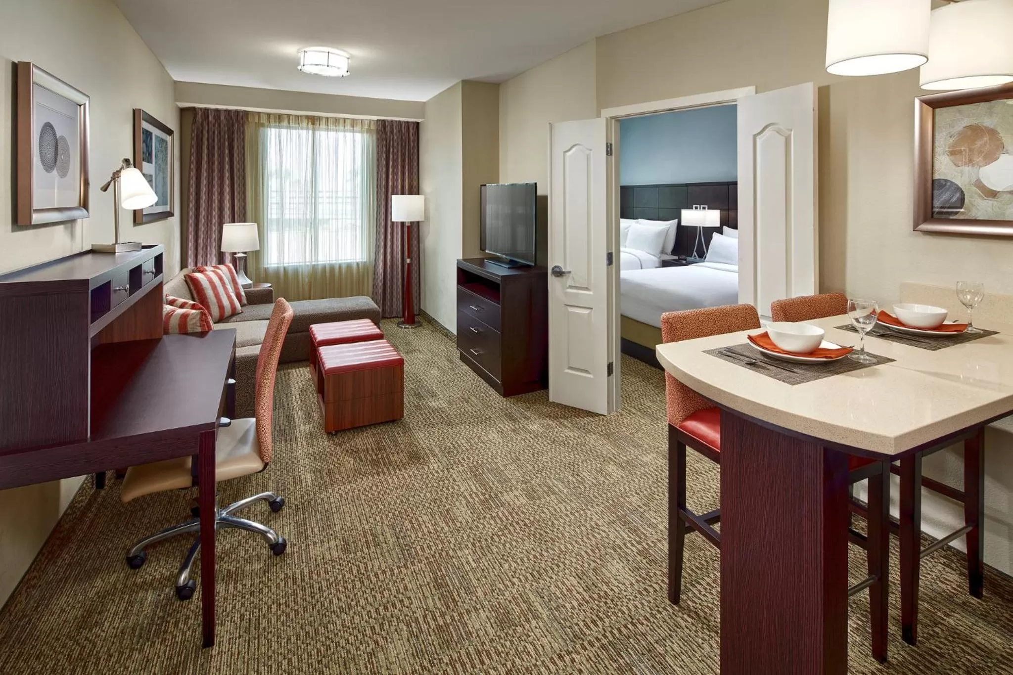 Bedroom in Staybridge Suites Anaheim At The Park by IHG