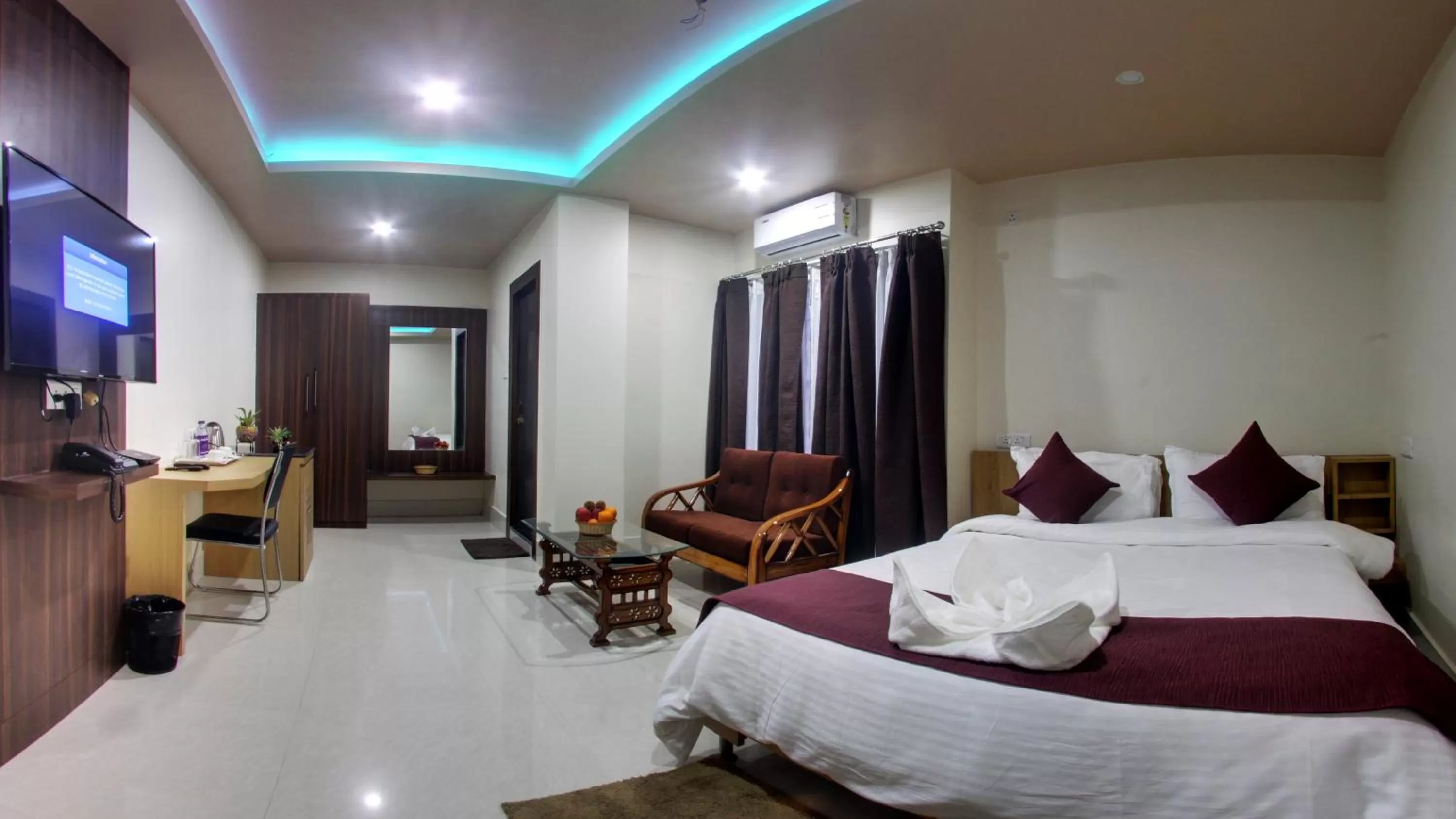 Bed in Bharalu Residency