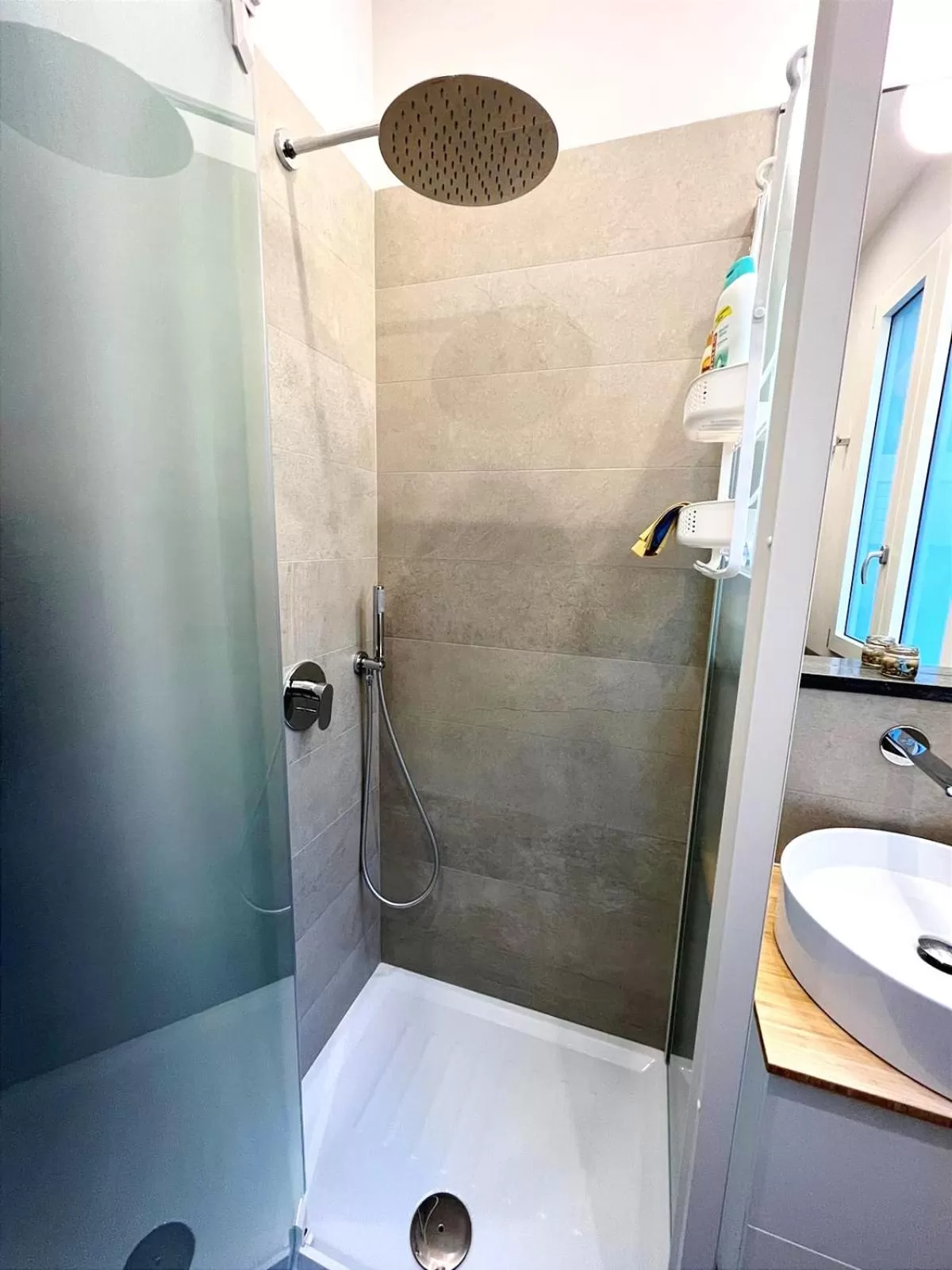 Bathroom in Baccaro's home