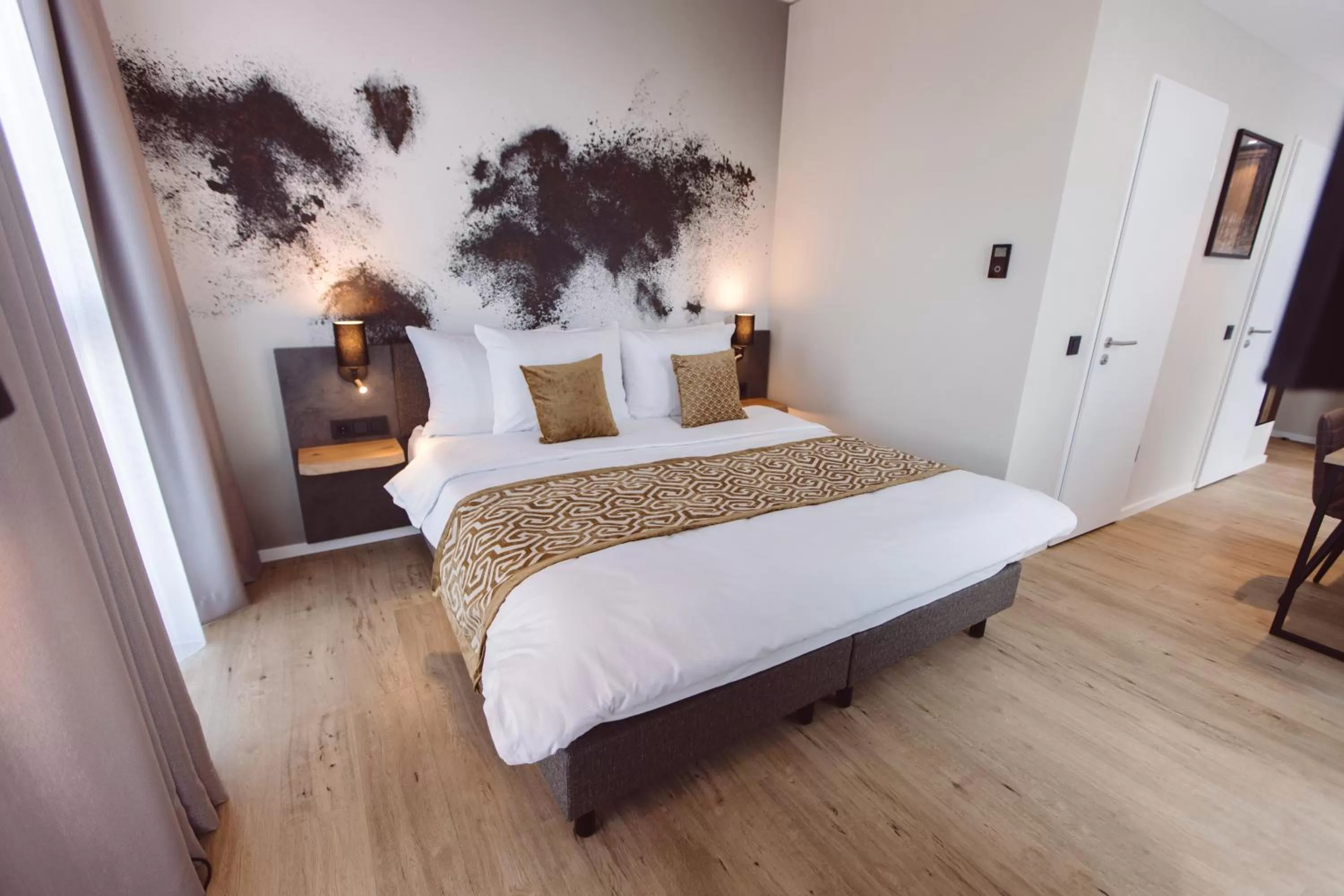 Bed in Hotel Libertas elements pure