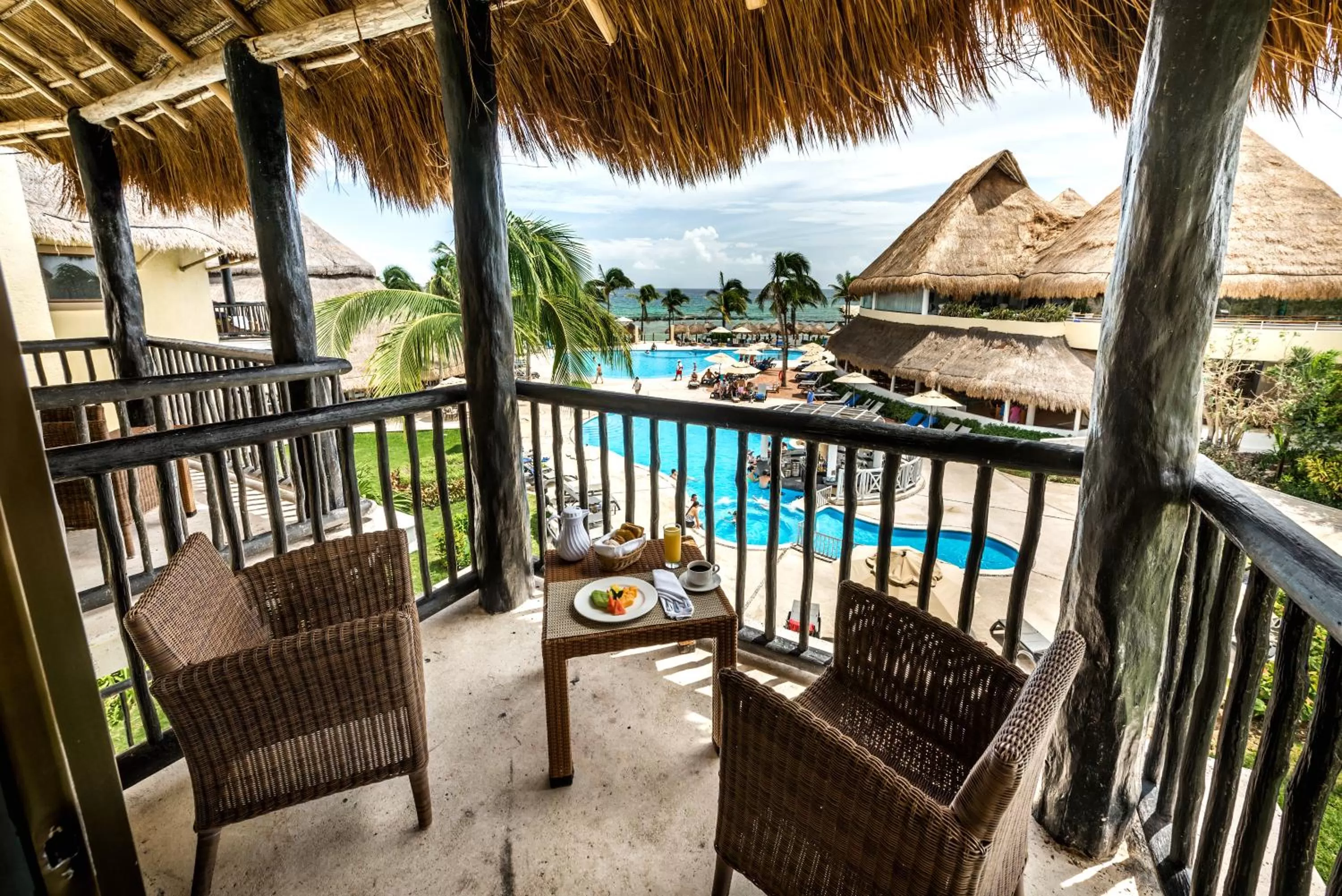 Balcony/Terrace in Catalonia Riviera Maya Resort & Spa- All Inclusive
