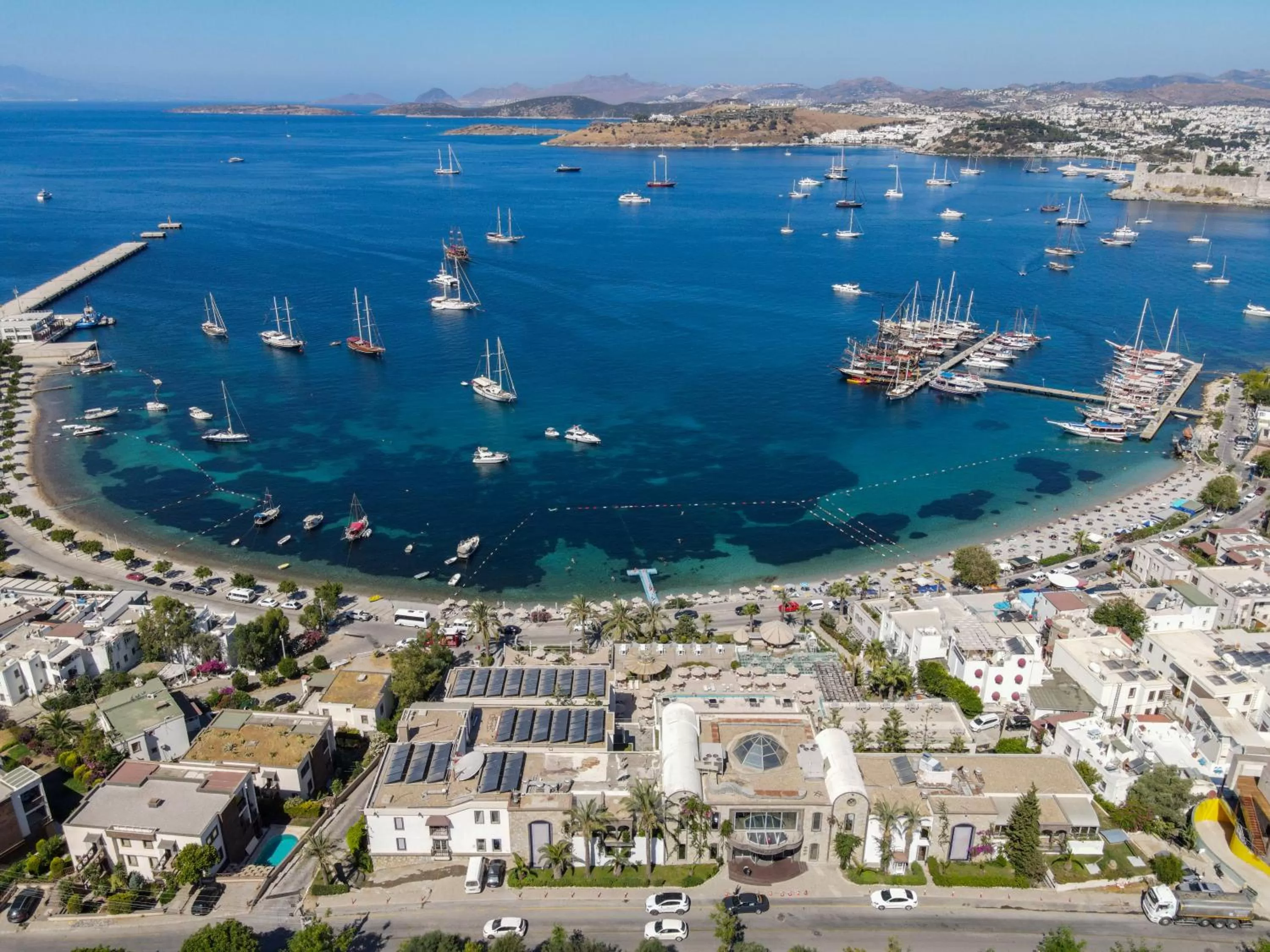 Bird's eye view in DIAMOND OF BODRUM