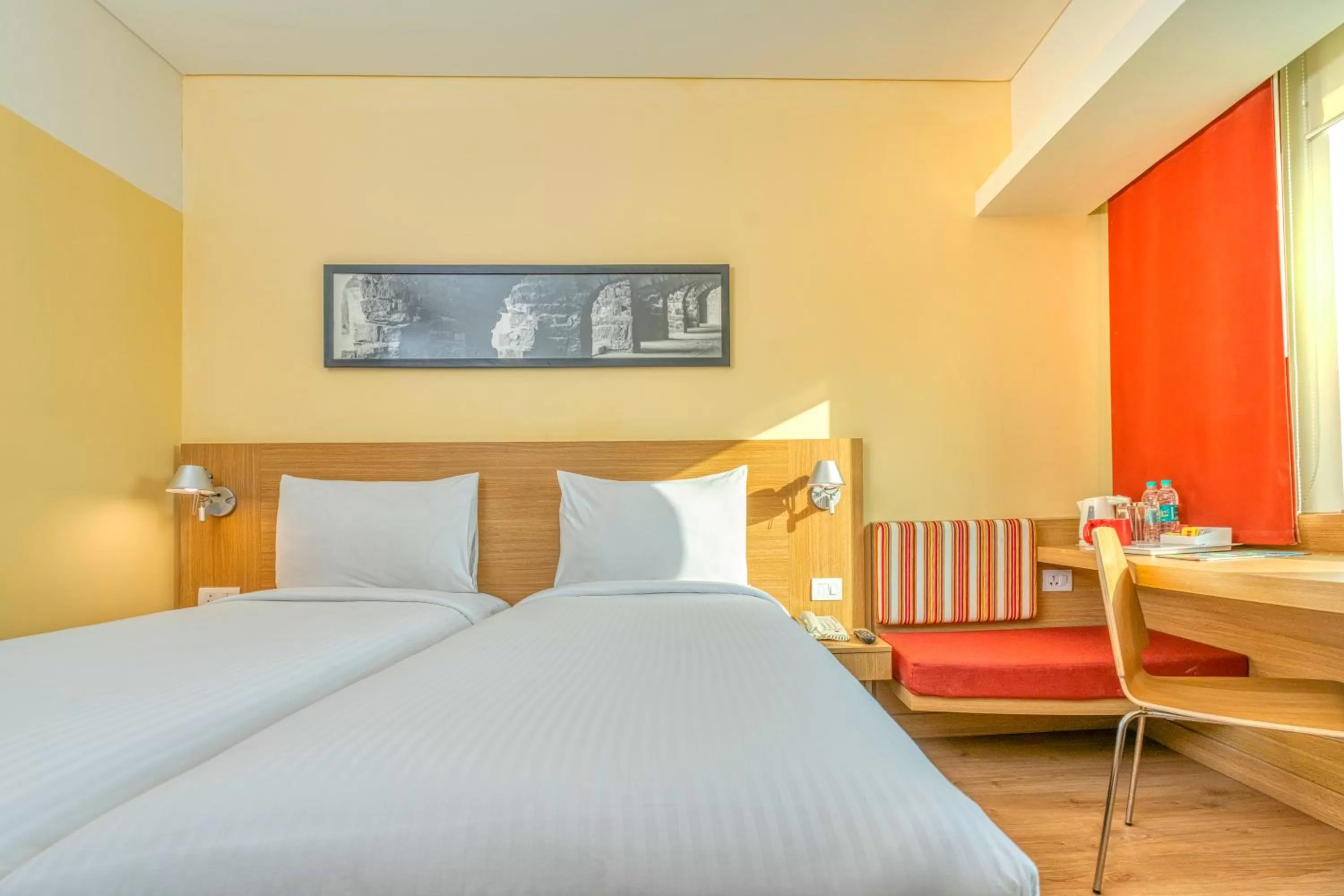 Bedroom, Bed in ibis Hyderabad Hitec City - An Accor Brand