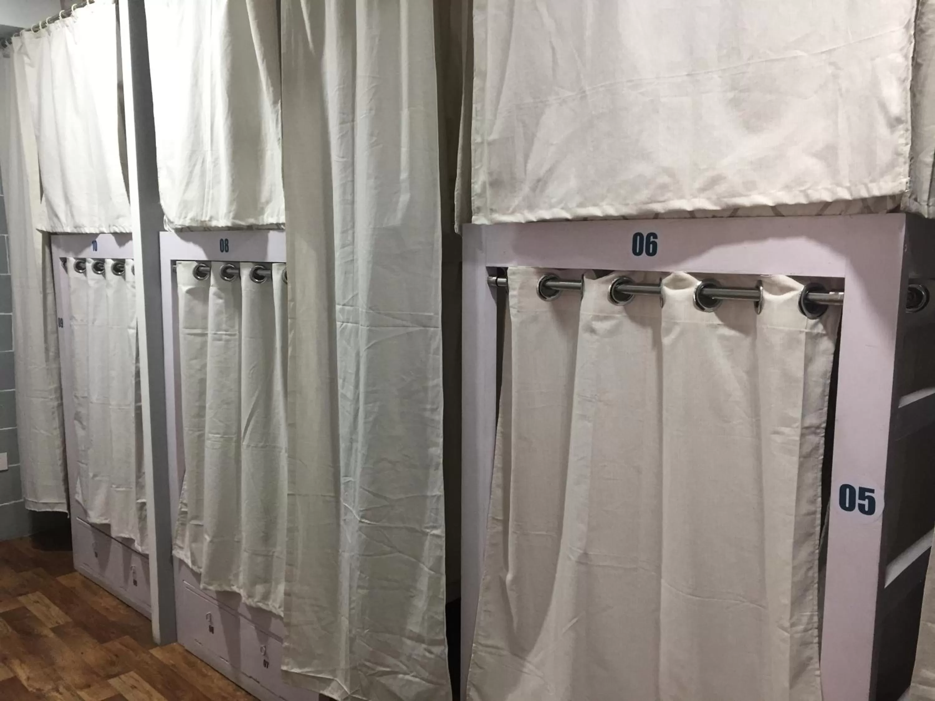 bunk bed in Sleepy Sam -The Traveller’s Hostel