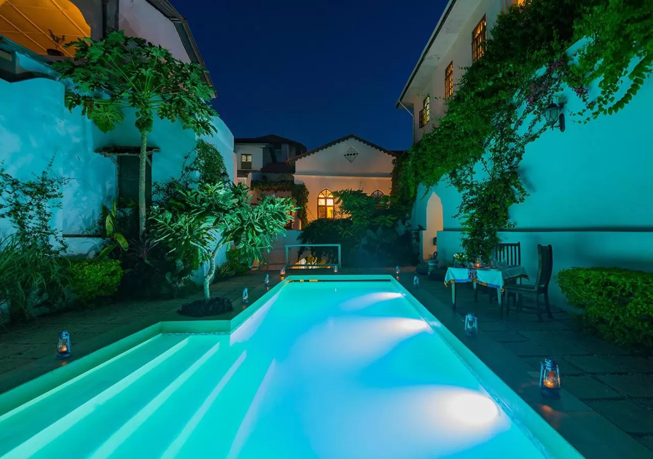 Pool view in The Seyyida Hotel and Spa