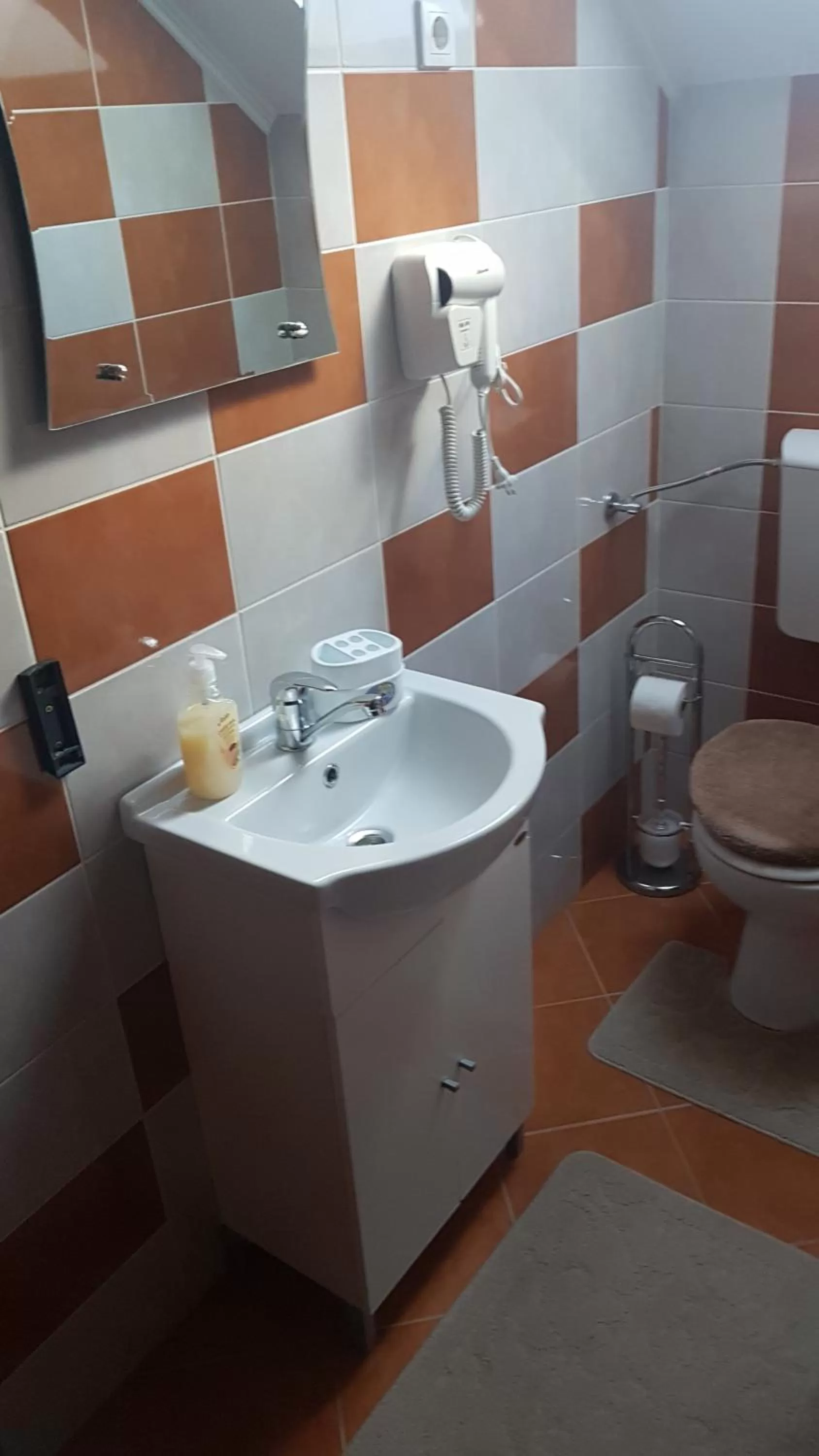 Bathroom in Hazanéző Panzió