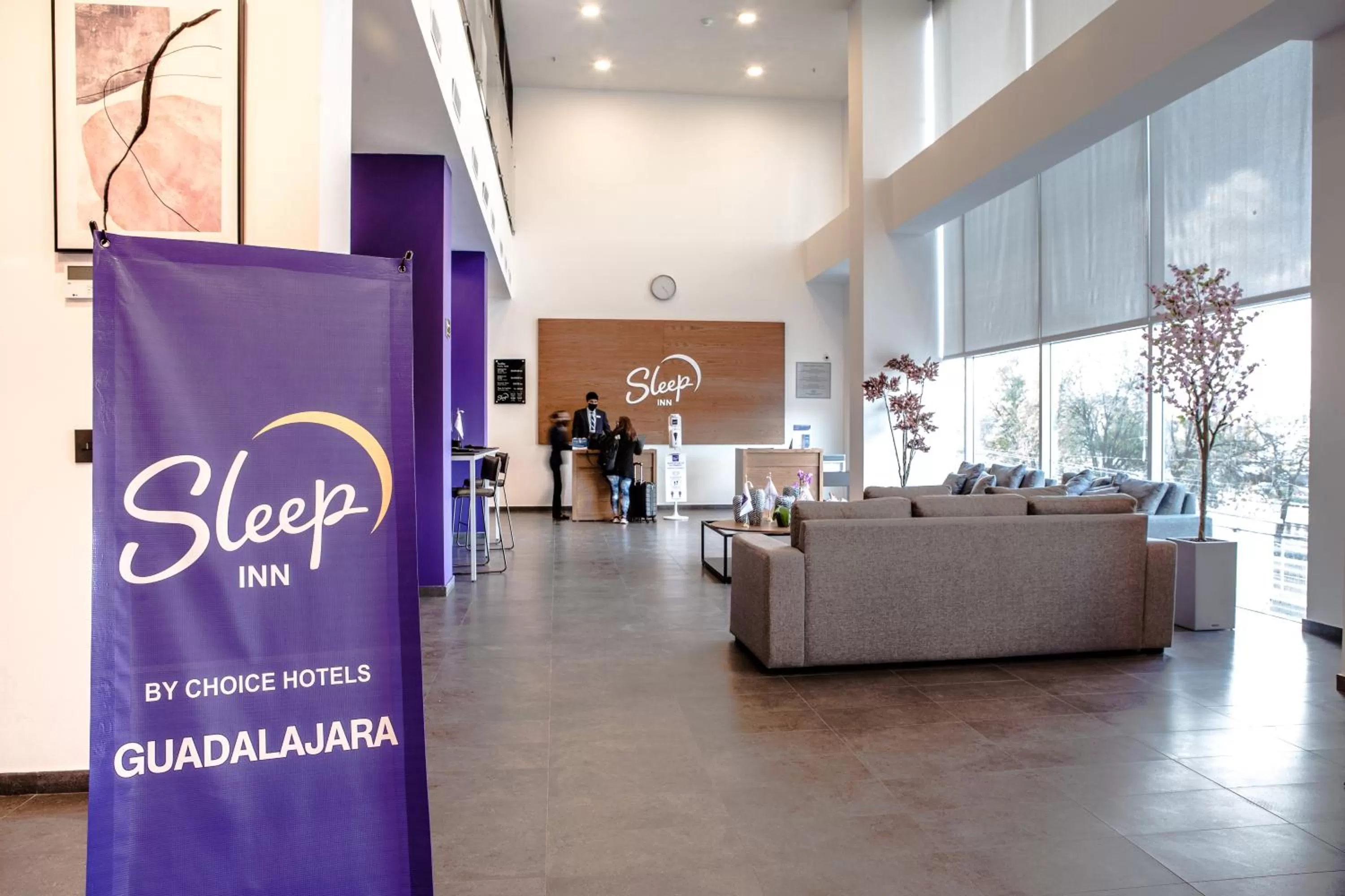 Lobby or reception in Sleep Inn Guadalajara Galerias
