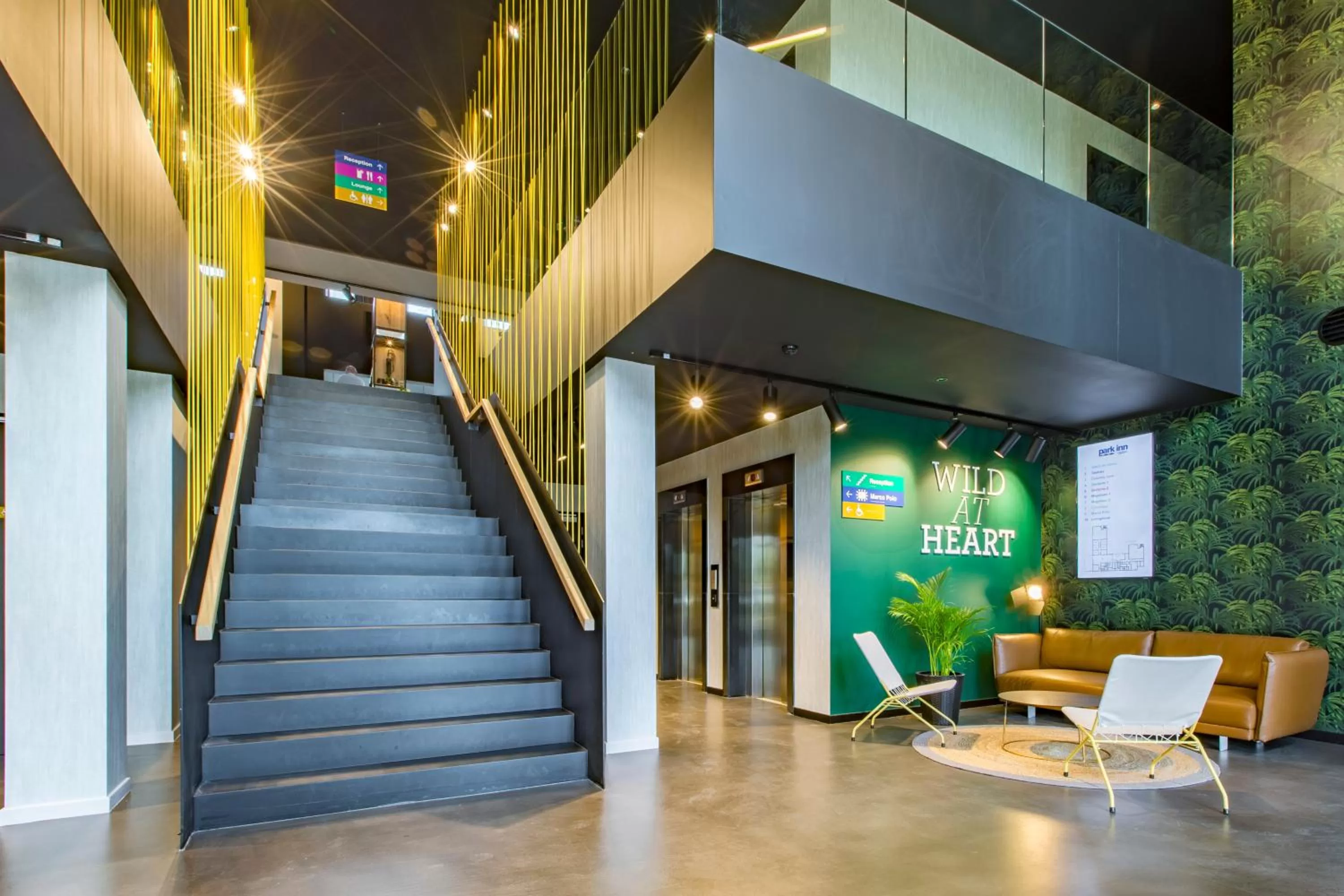 Lobby or reception in Park Inn By Radisson Brussels Airport