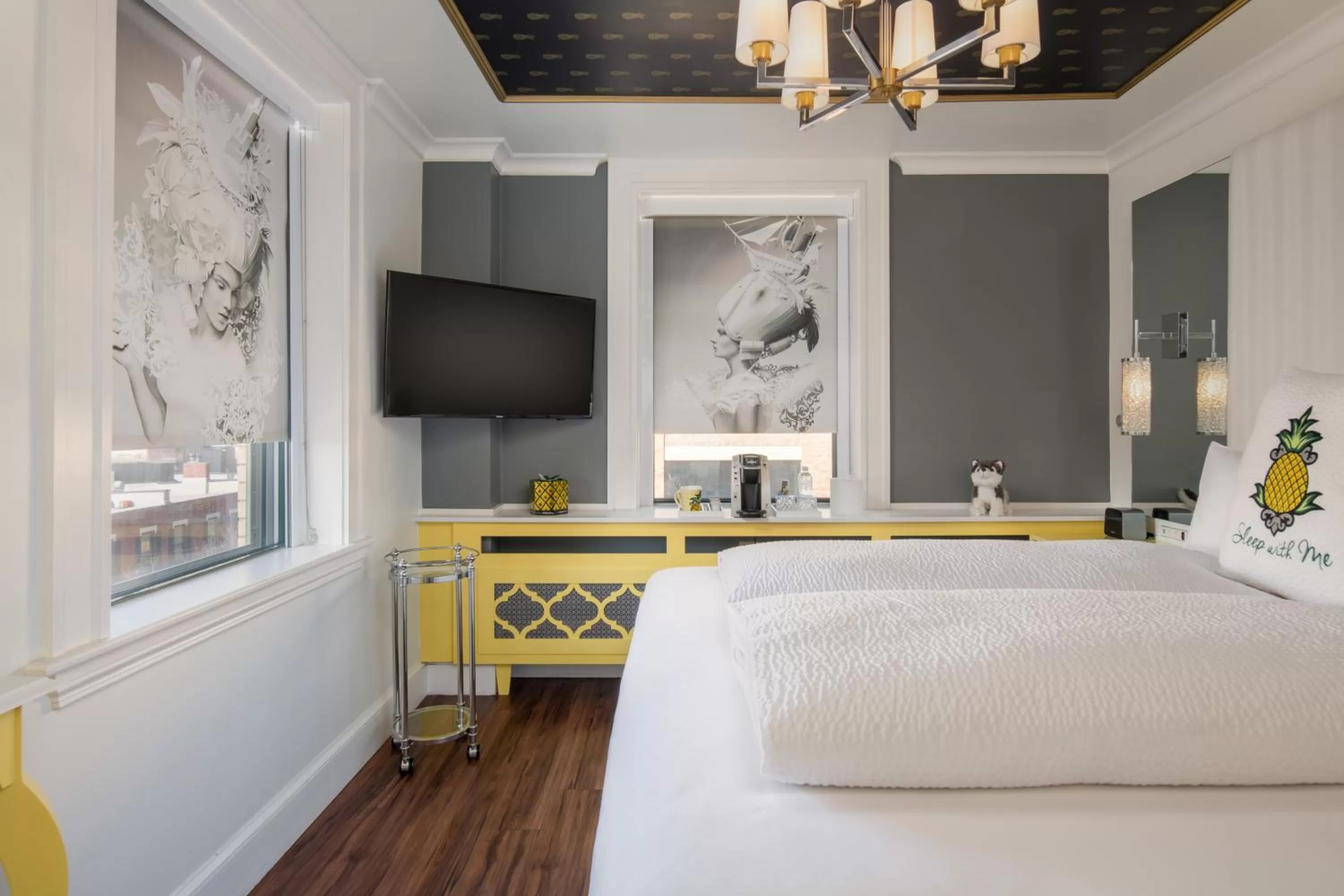 Bedroom, Bed in Staypineapple, A Delightful Hotel, South End