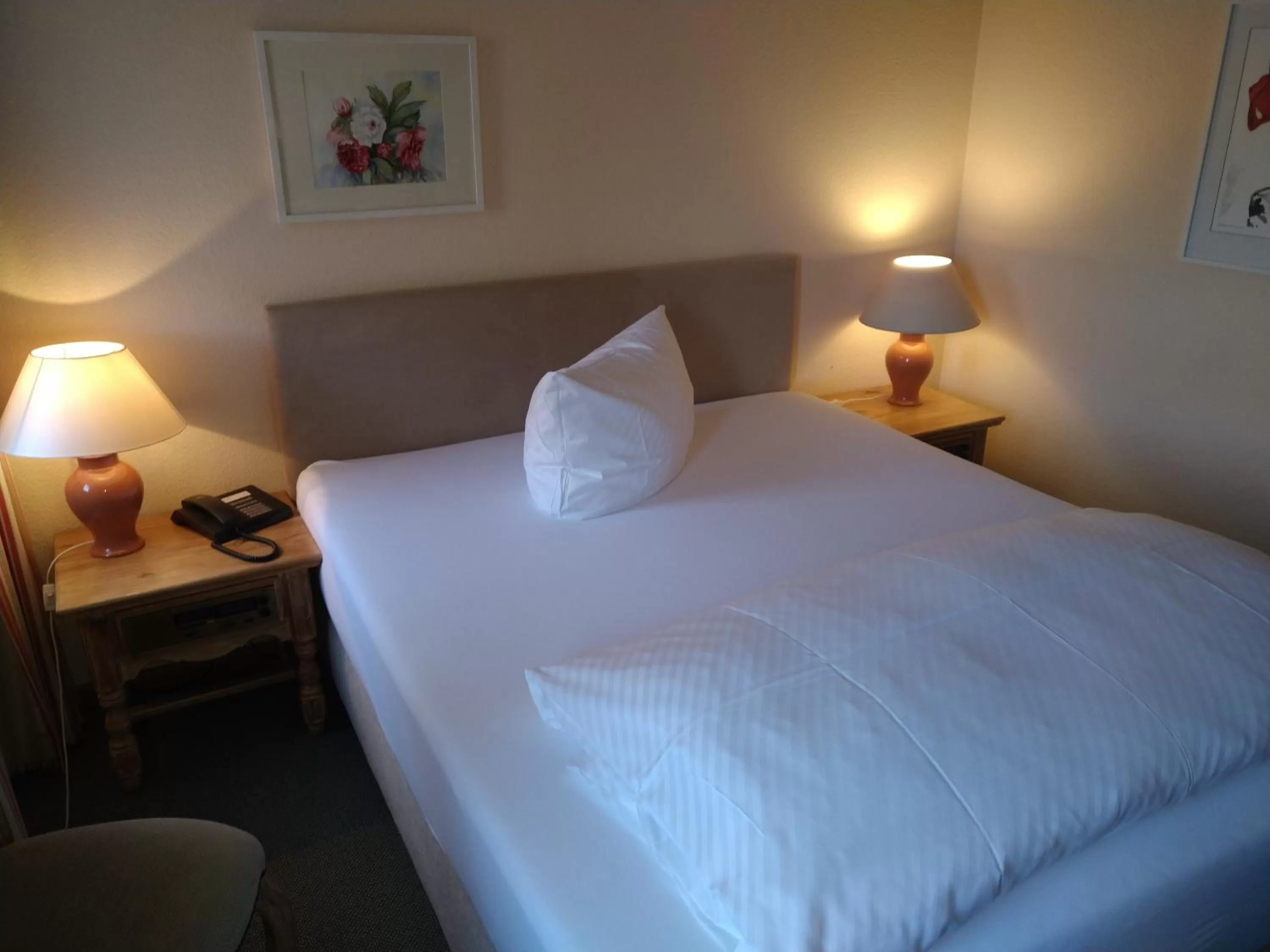 Photo of the whole room, Bed in Landhotel Hirsch