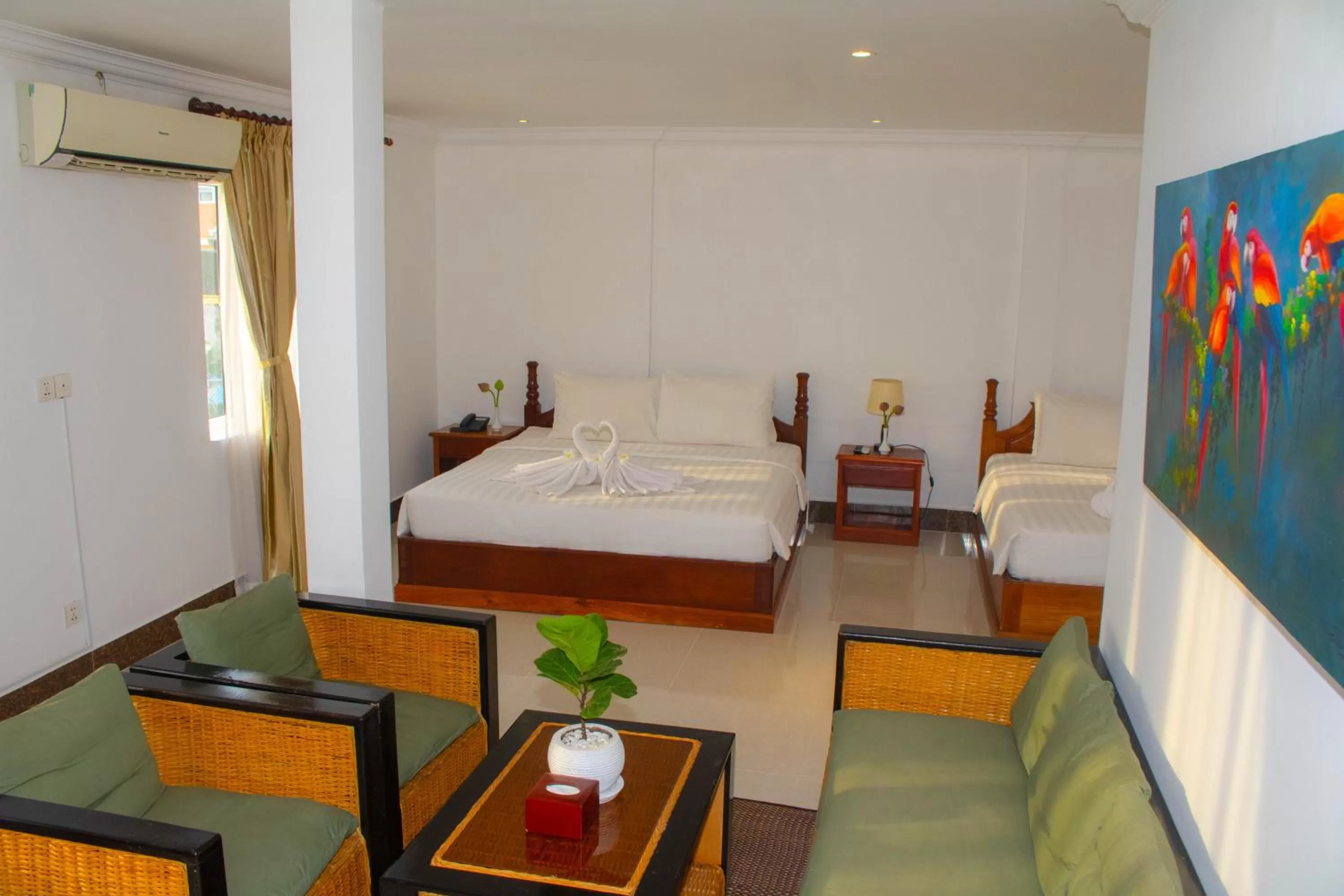 Bedroom, Bed in The Blanc Residence