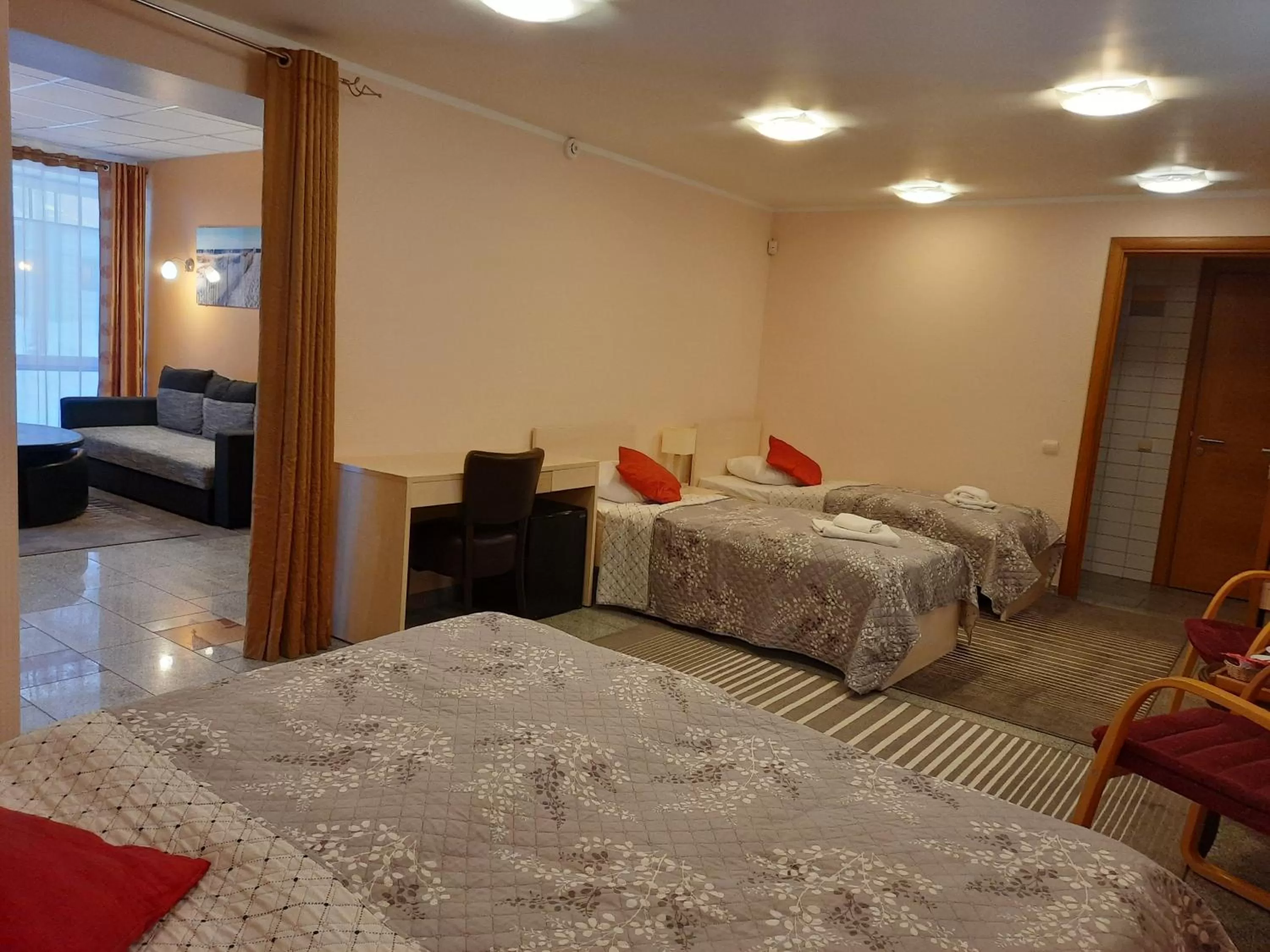 Bedroom, Bed in Hotel Pils with Self-Check in