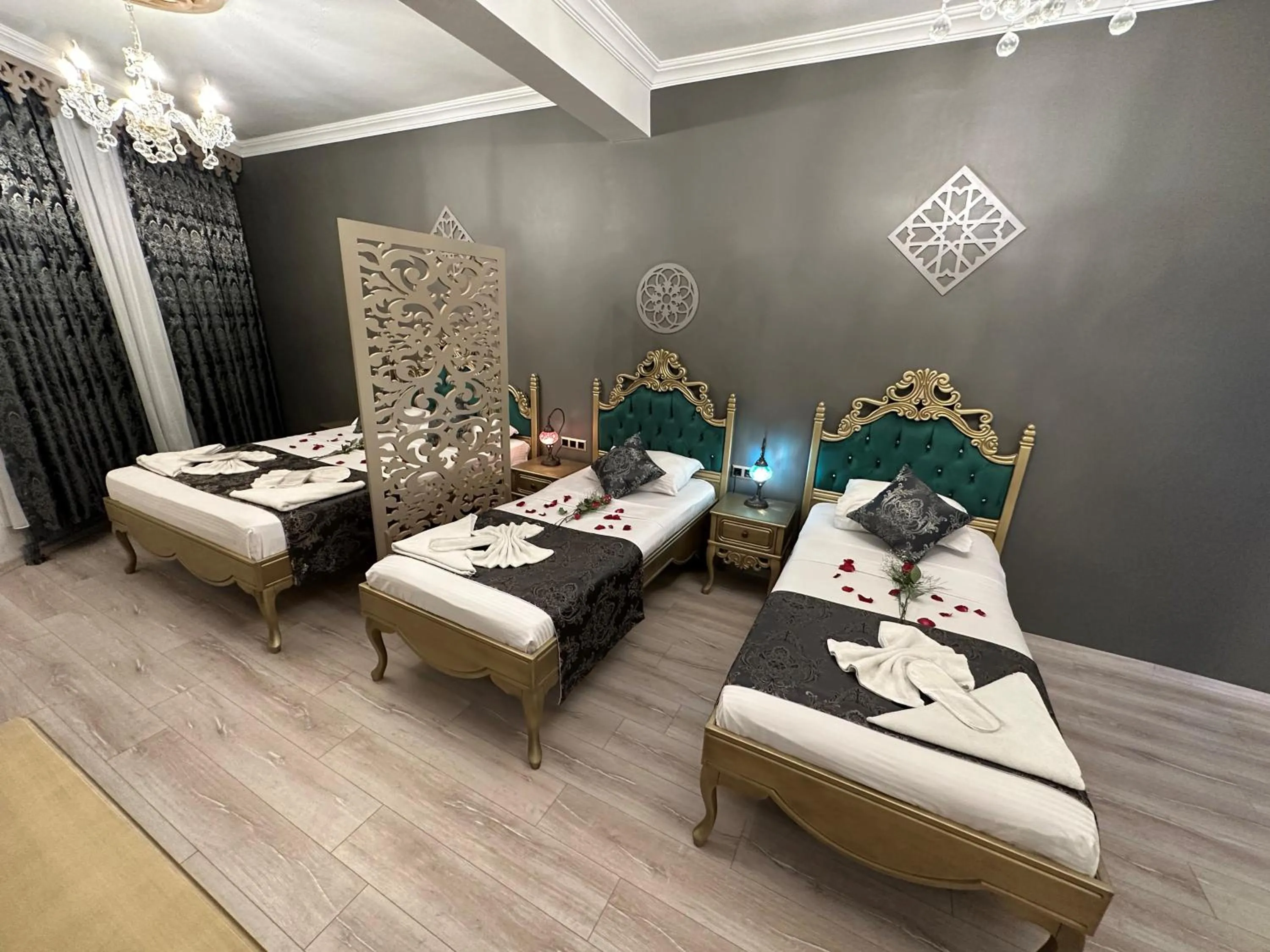 Bed in Ethnica Suites