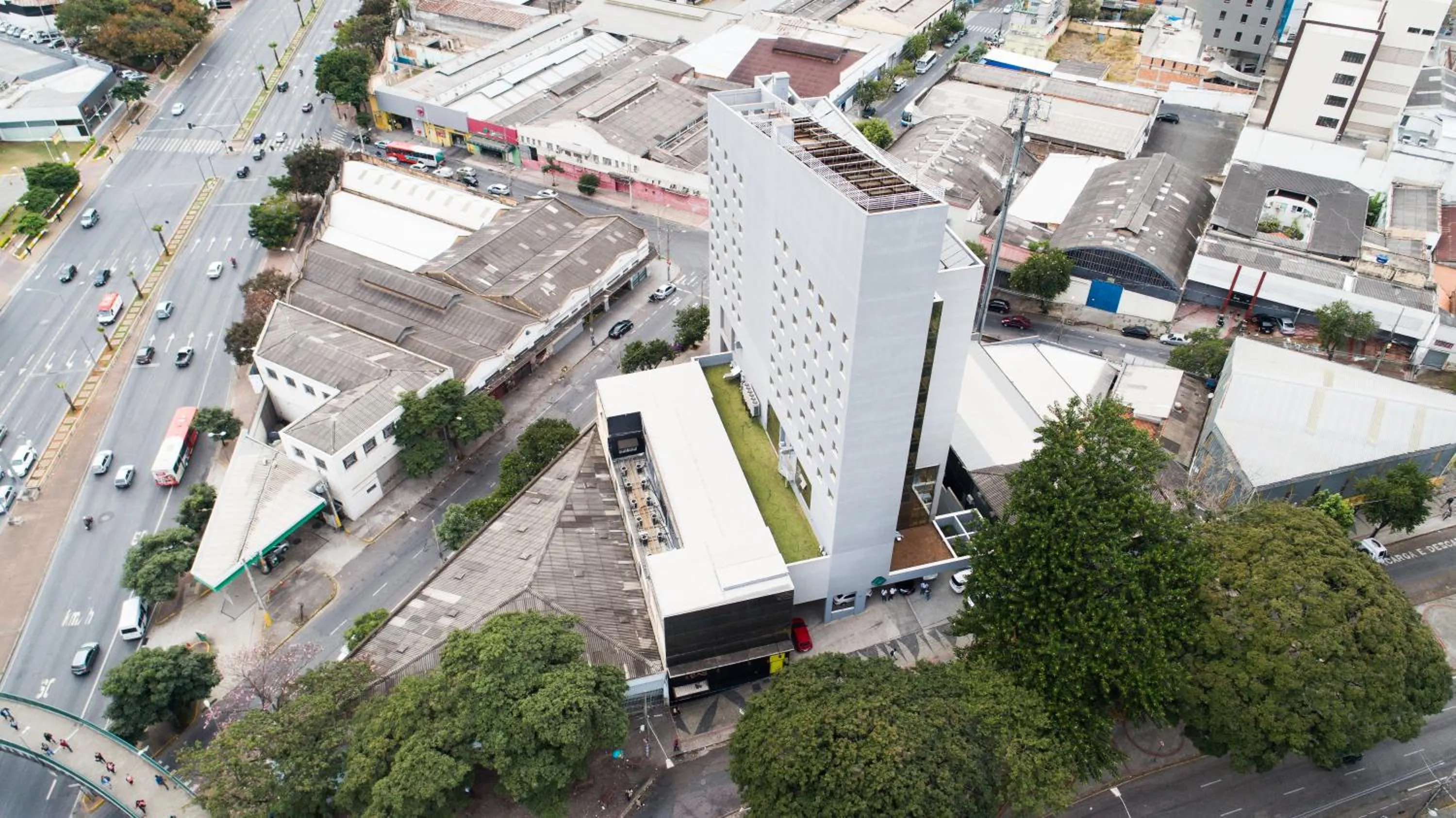 Bird's eye view in San Diego Express Barro Preto