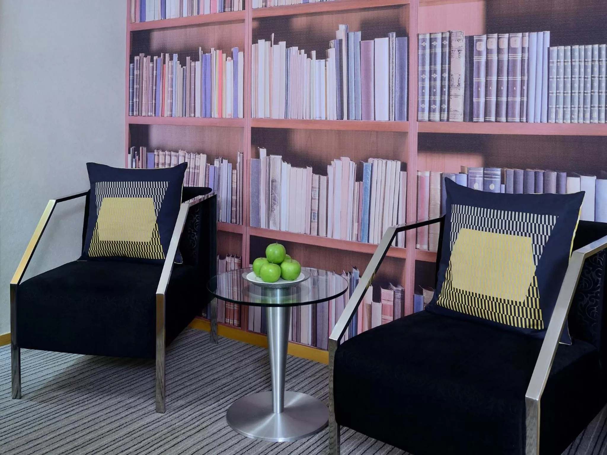 Seating area in Kew Green Hotel Wanchai Hong Kong