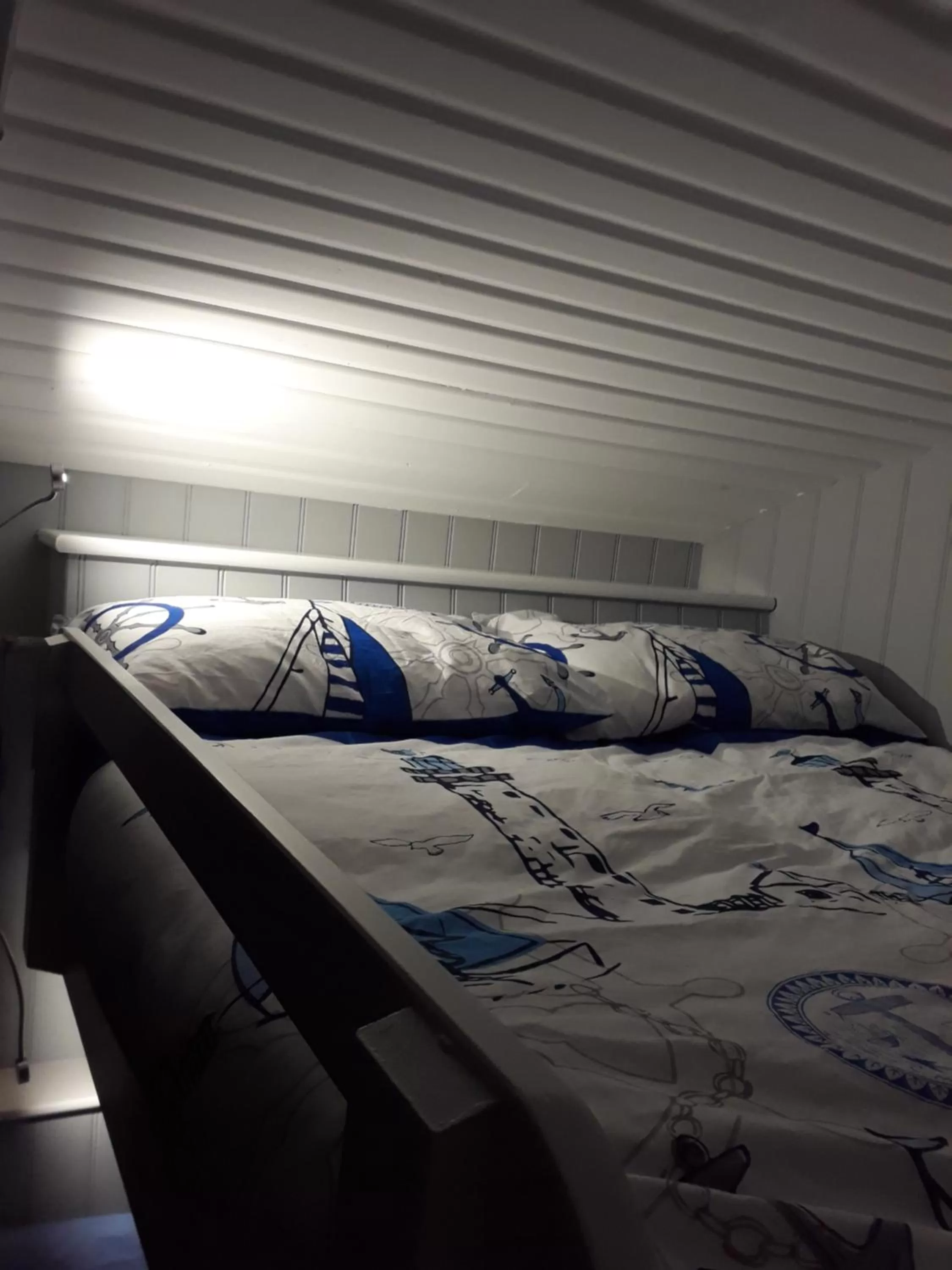 bunk bed, Bed in Allibella Shepherds Hut, Amazing Seaview, Private garden, Pet Friendly