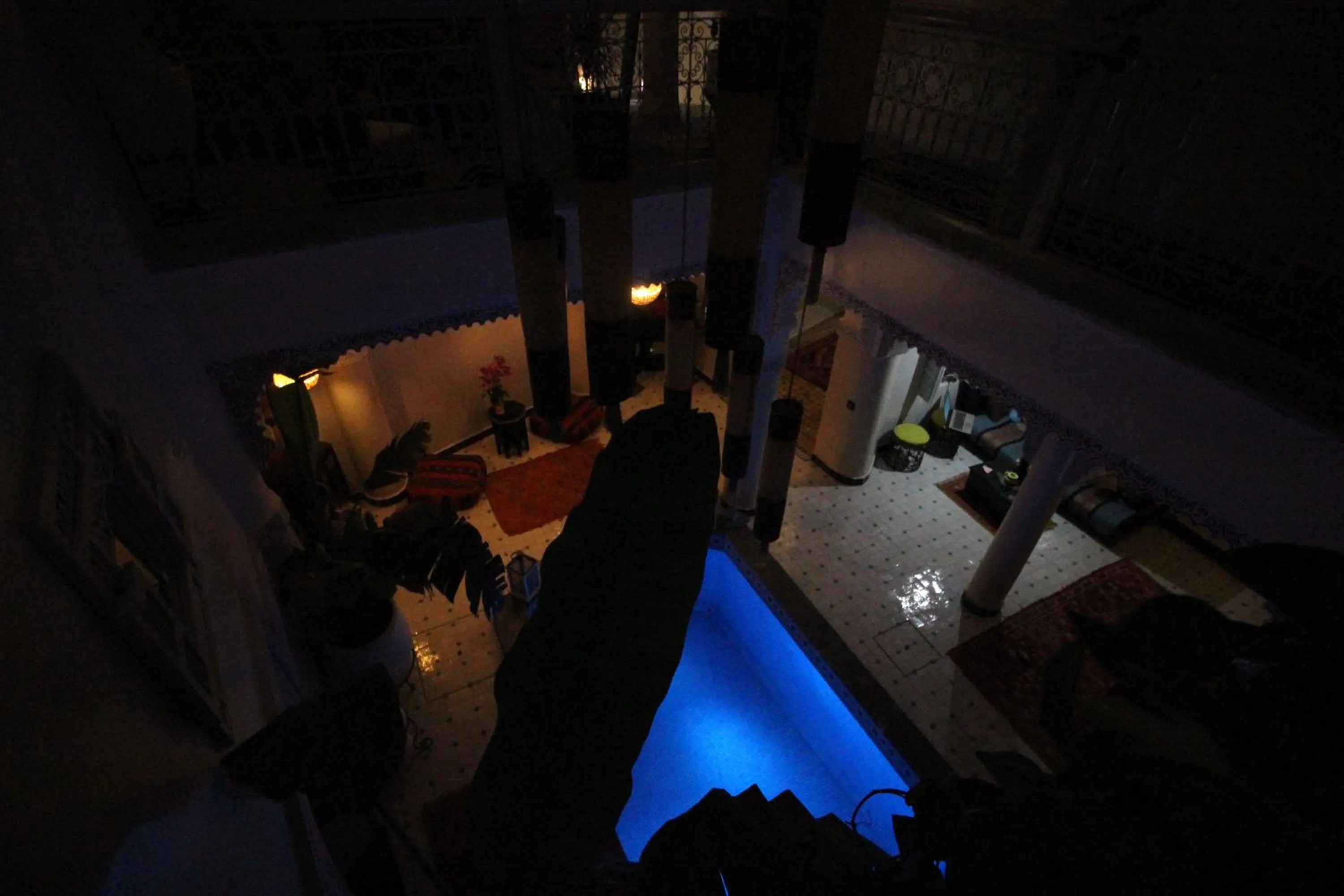 Pool view in Riad Eloise
