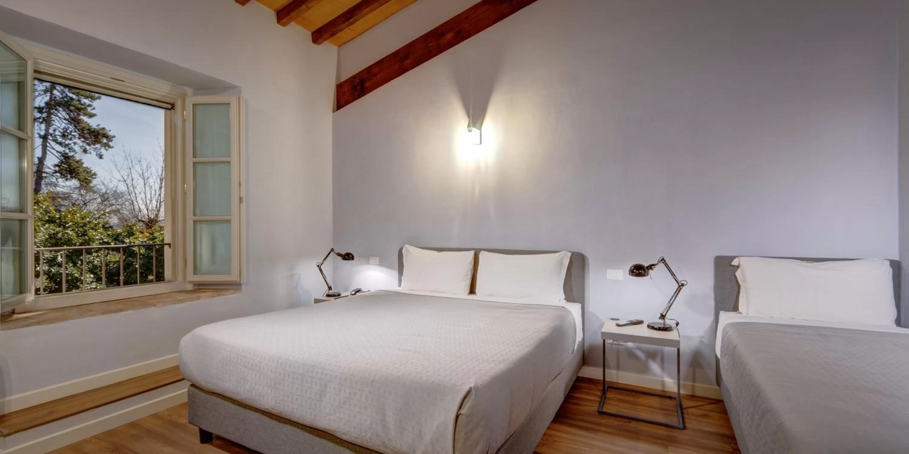 Bed in Hotel Cortaccia Sanvitale