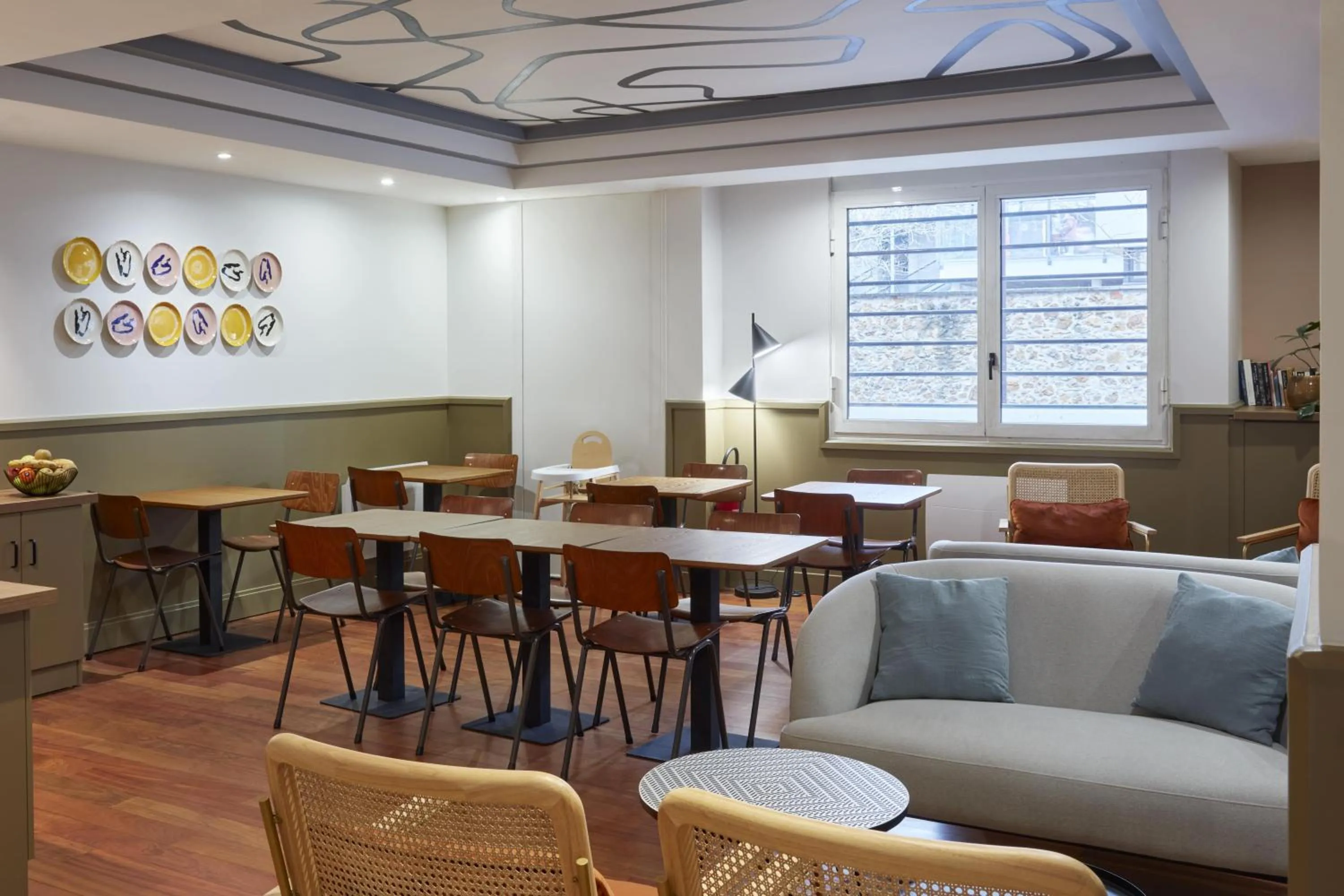 Breakfast in Aparthotel Adagio Paris Buttes Chaumont