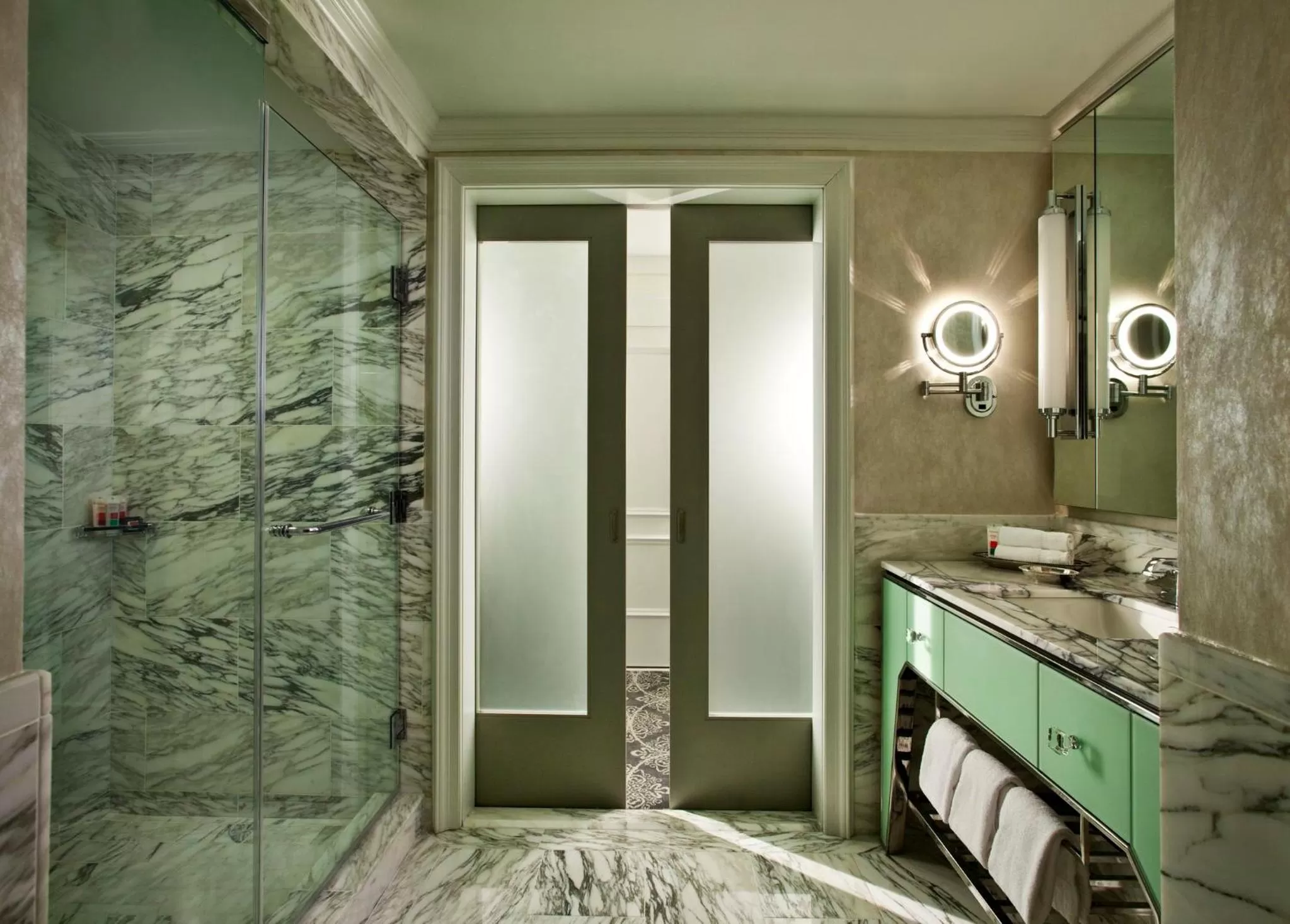 Bathroom in Loews Regency New York Hotel