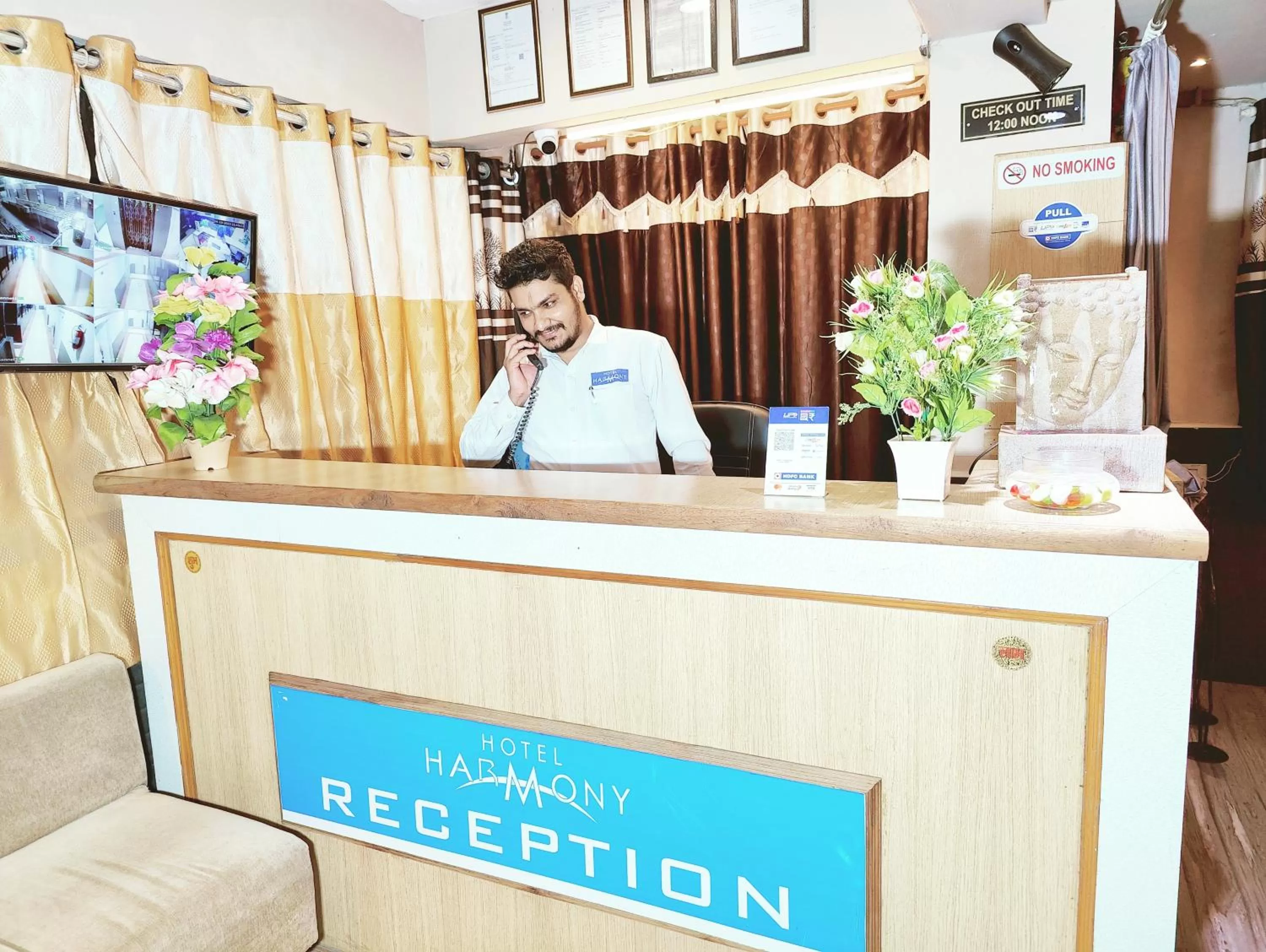 Lobby or reception in HOTEL HARMONY