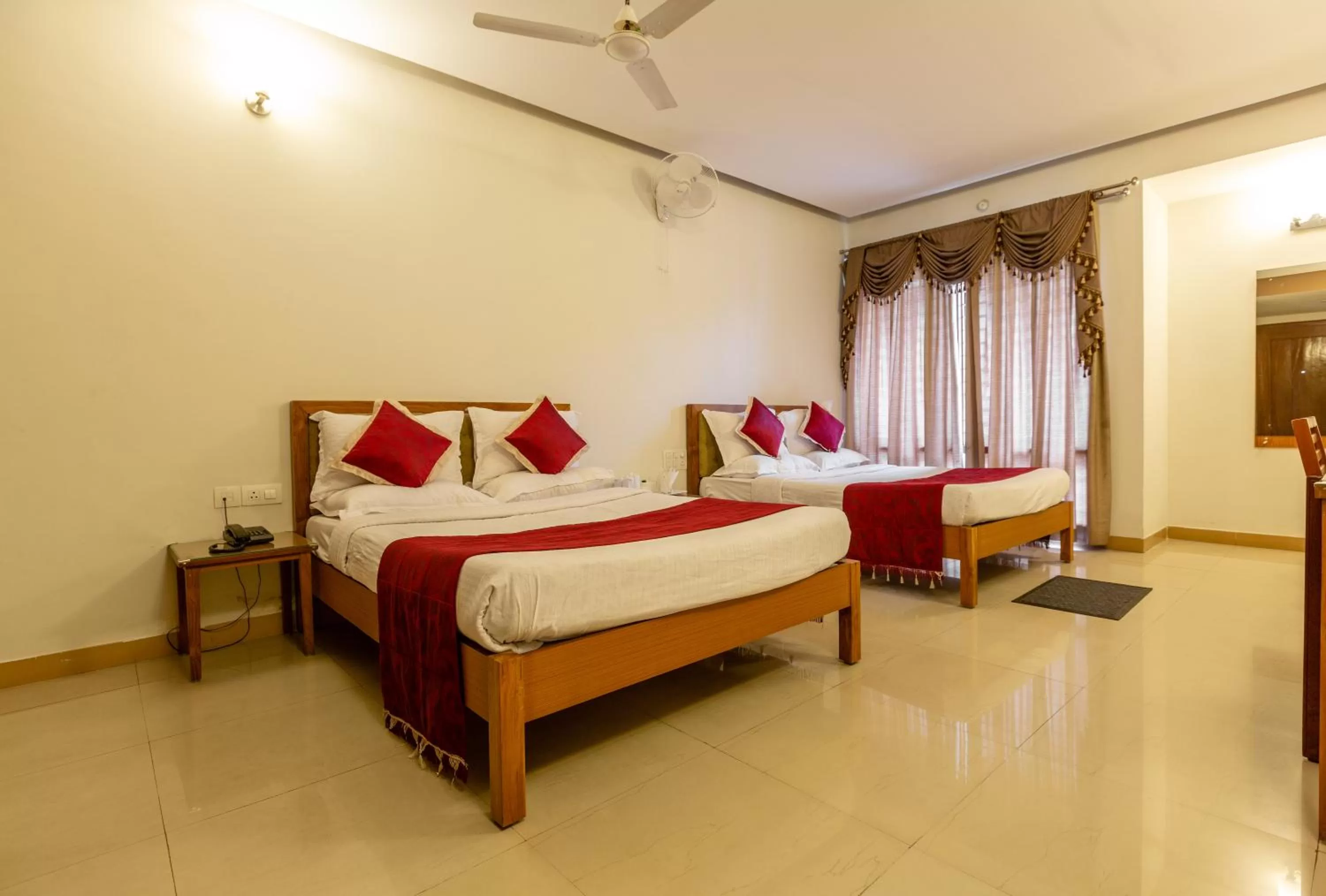 Bed in KSTDC Hotel Mayura Hoysala, Mysore