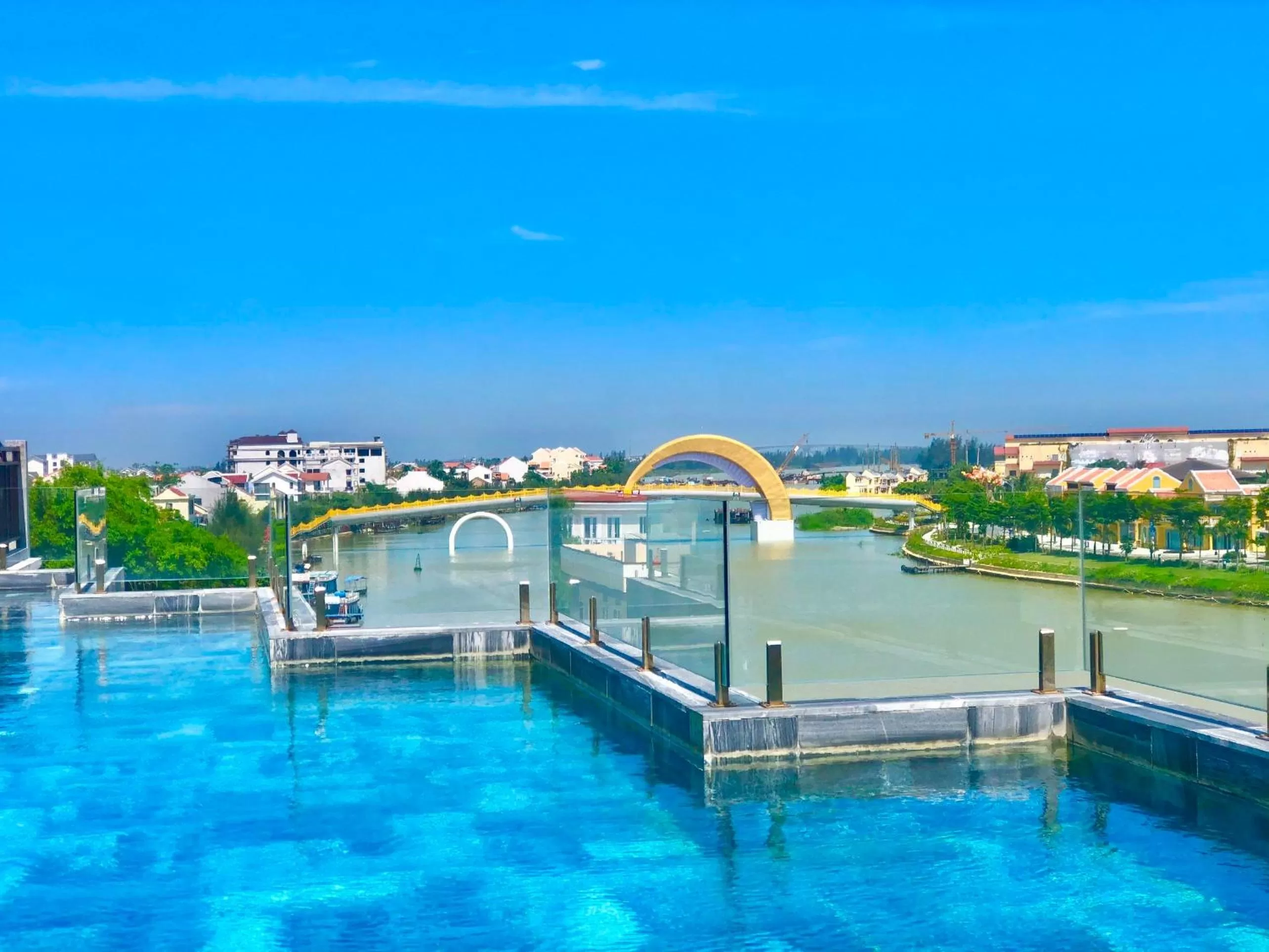 Swimming pool in Little Riverside Hoi An . A Luxury Hotel & Spa