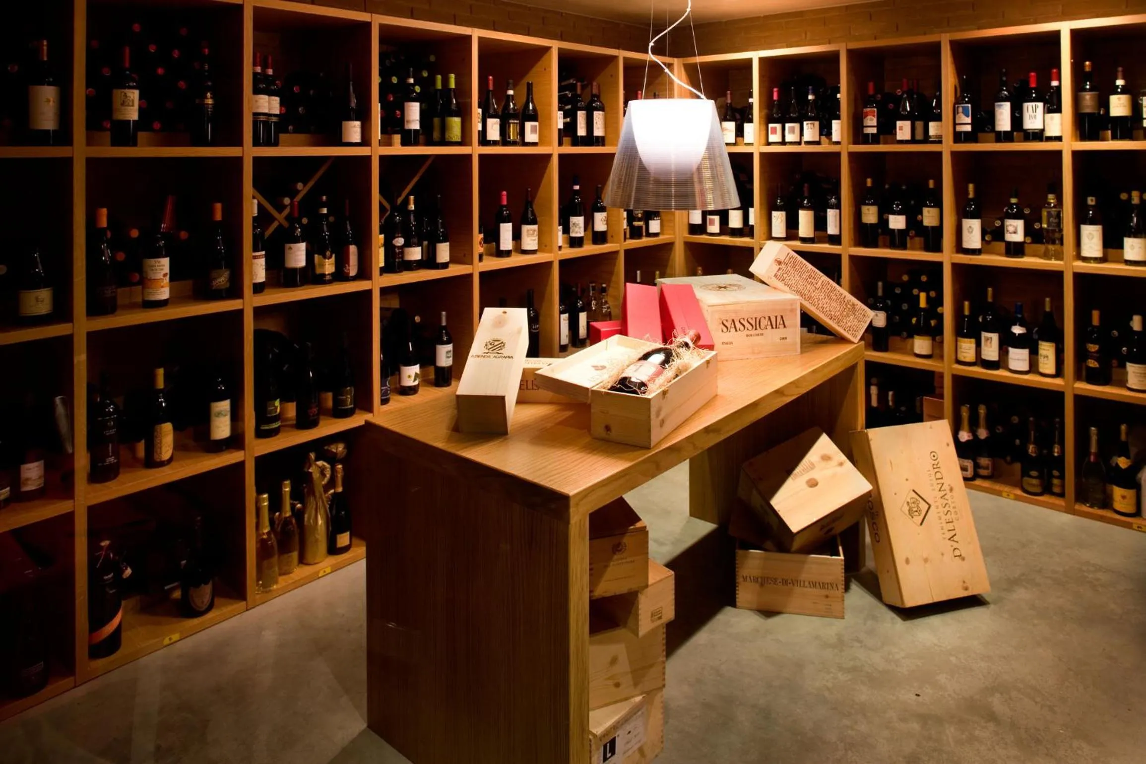 Alcoholic drinks in Hotel Lamberti