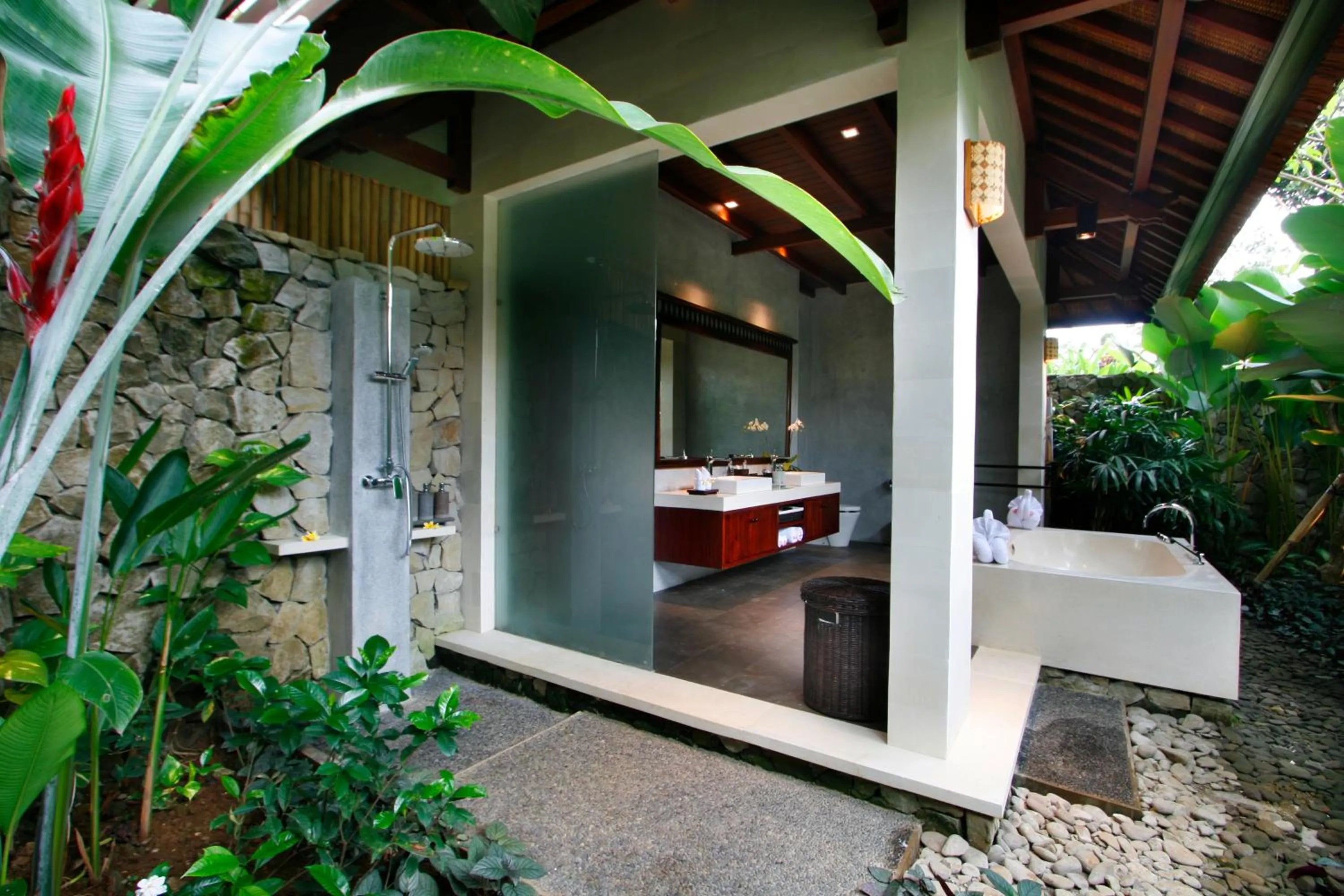 Bathroom in BeingSattvaa Luxury Ubud