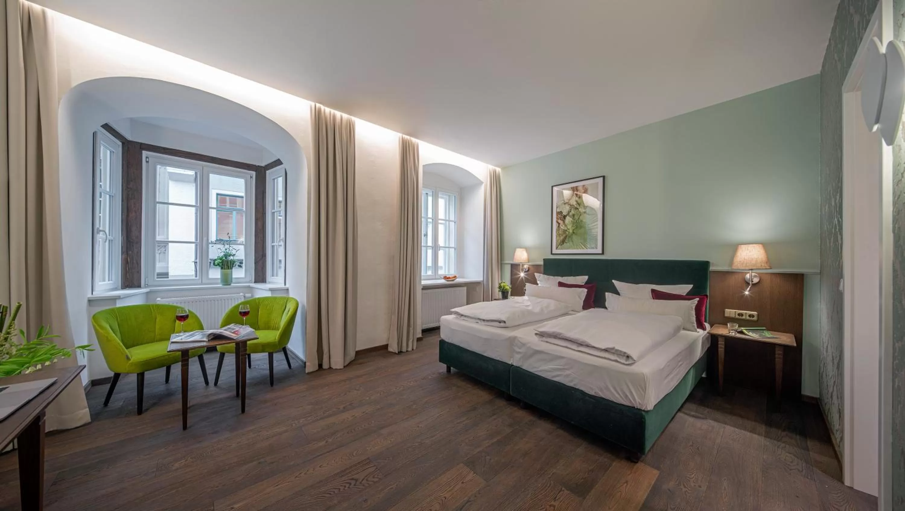 Photo of the whole room, Bed in Altstadthotel der Patrizier