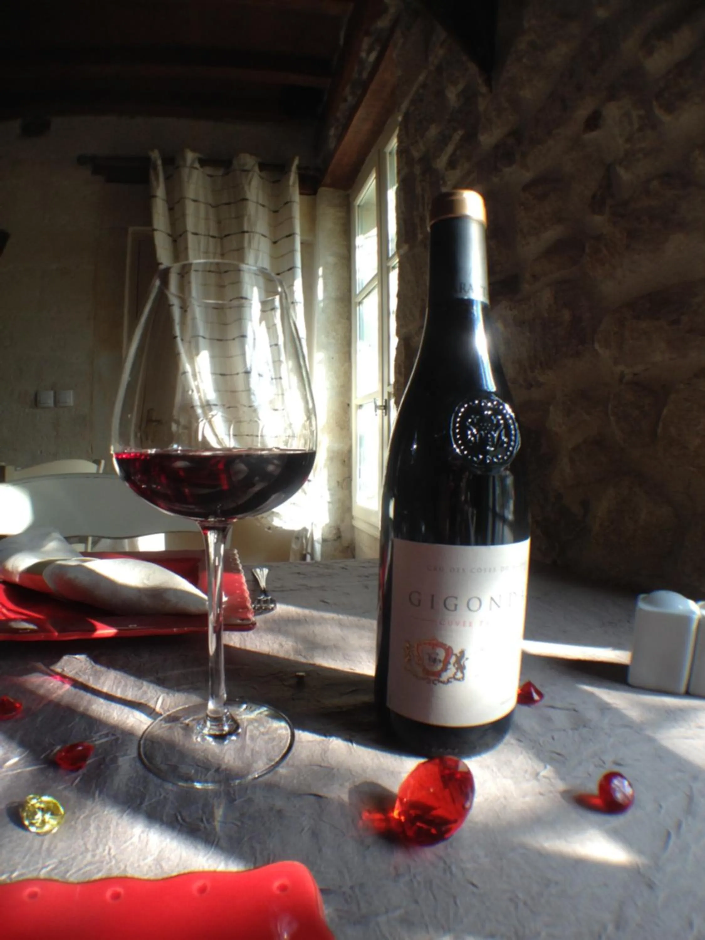 Alcoholic drinks in Logis Hotel la Ferme