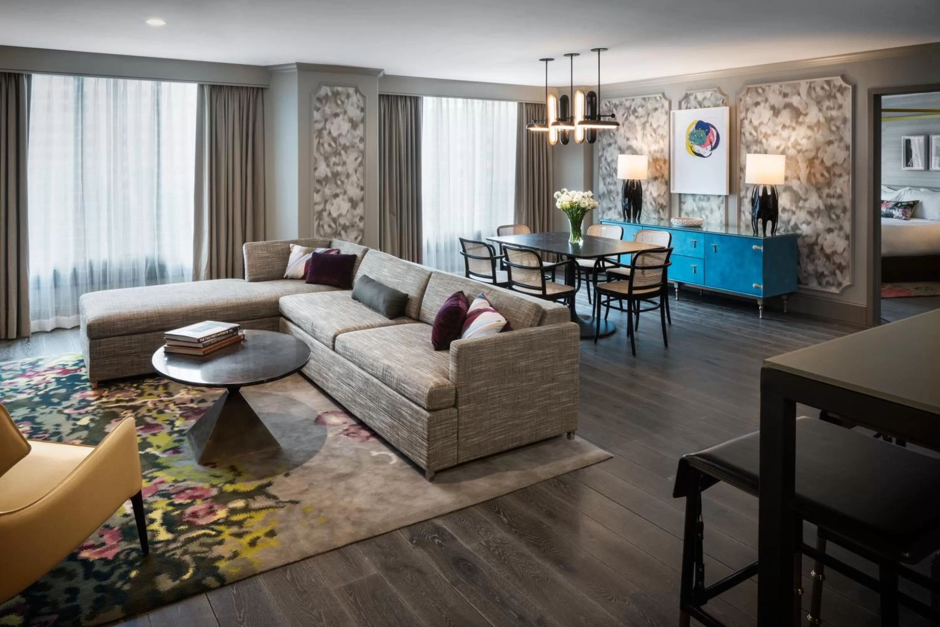 Living room in The Darcy Hotel, Washington DC