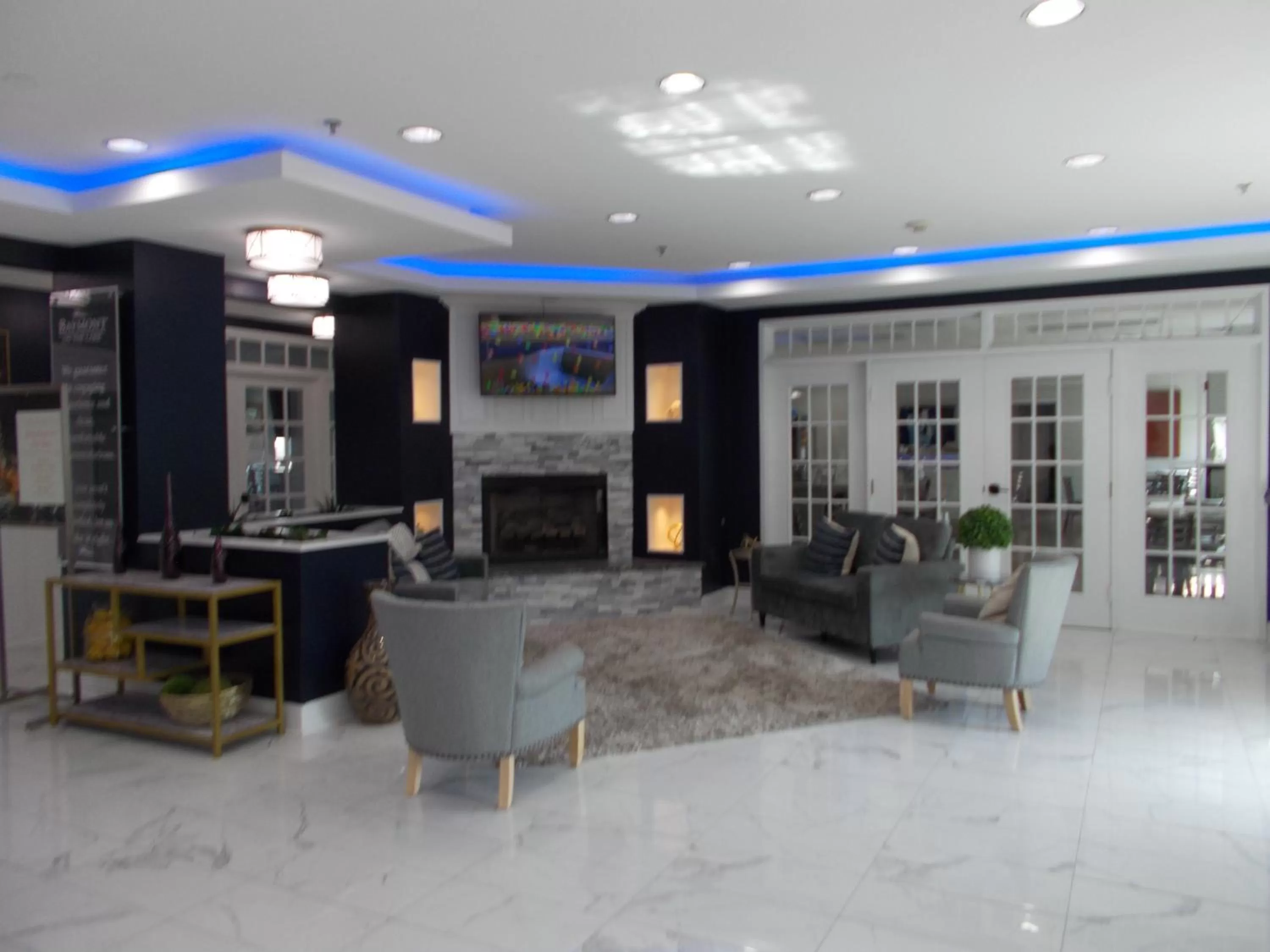 Seating area in Baymont on the lake by Wyndham Hot Springs