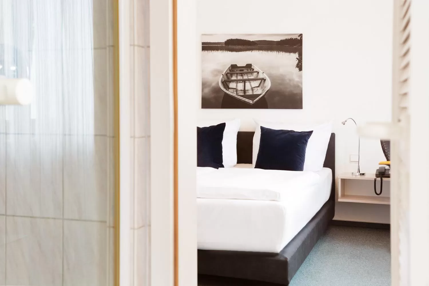 Bed in Hotel Huss Limburg